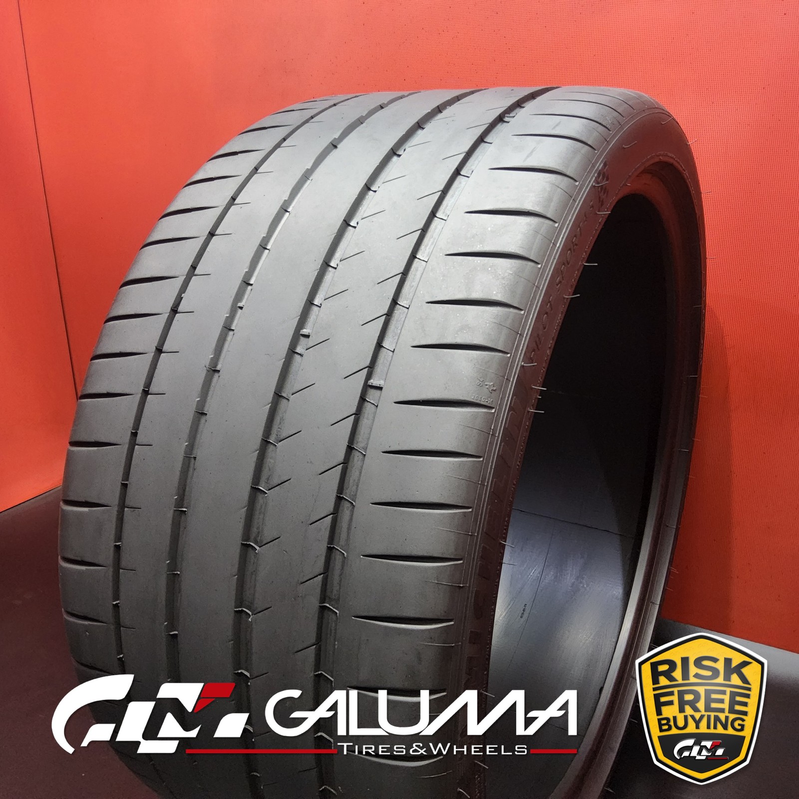 1 Tire Michelin Pilot Sport 4S XL 295/30ZR21 295/30/21 2953021 No Repairs #95617