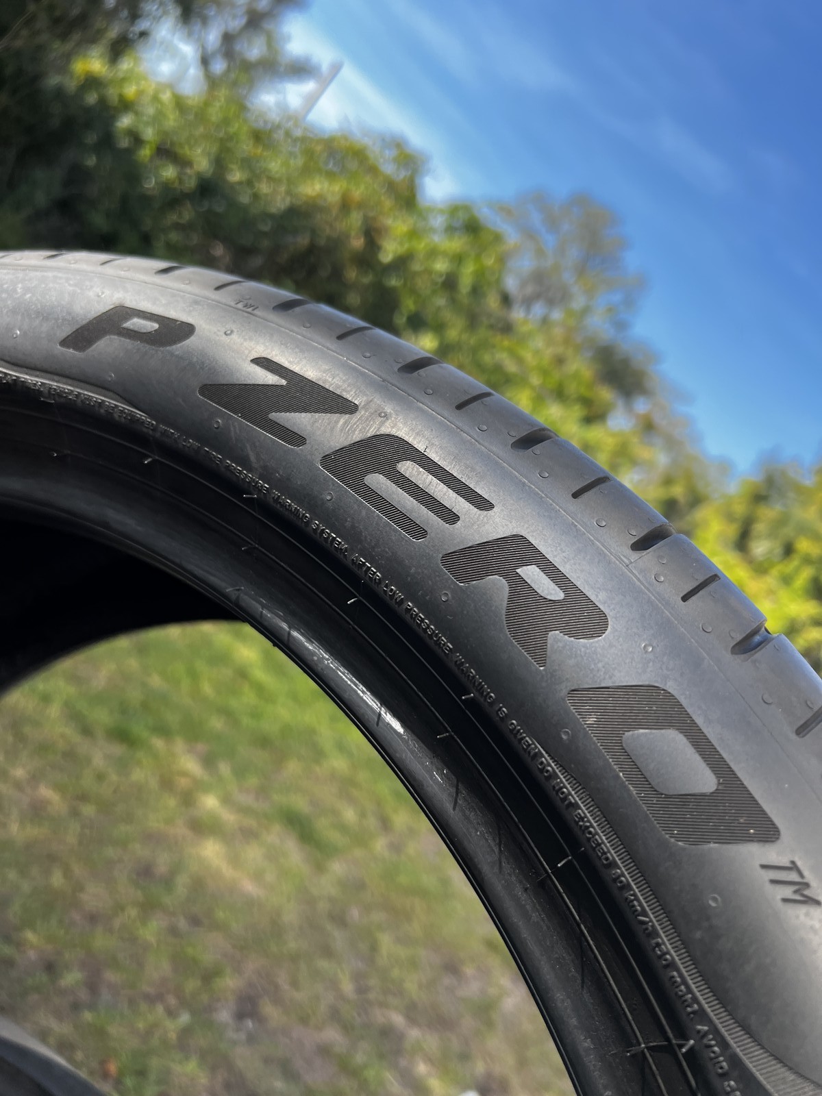 1 Tire Pirelli P Zero PZ4 Run Flat ★ BMW 315/35R22 111Y DOT.0423 7.25/32