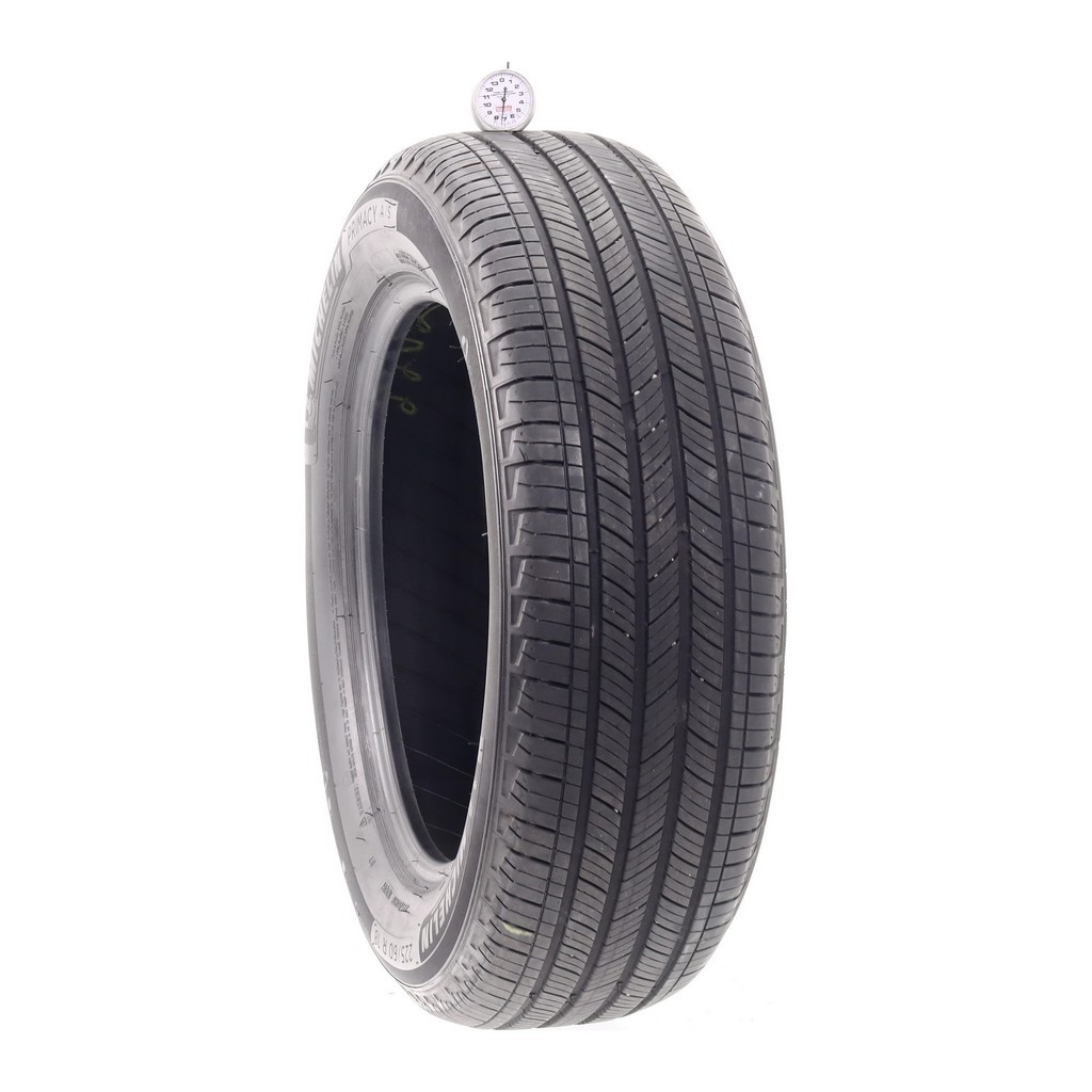 Set of (4) Used 225/60R18 Michelin Primacy A/S 100H – 6-7.5/32
