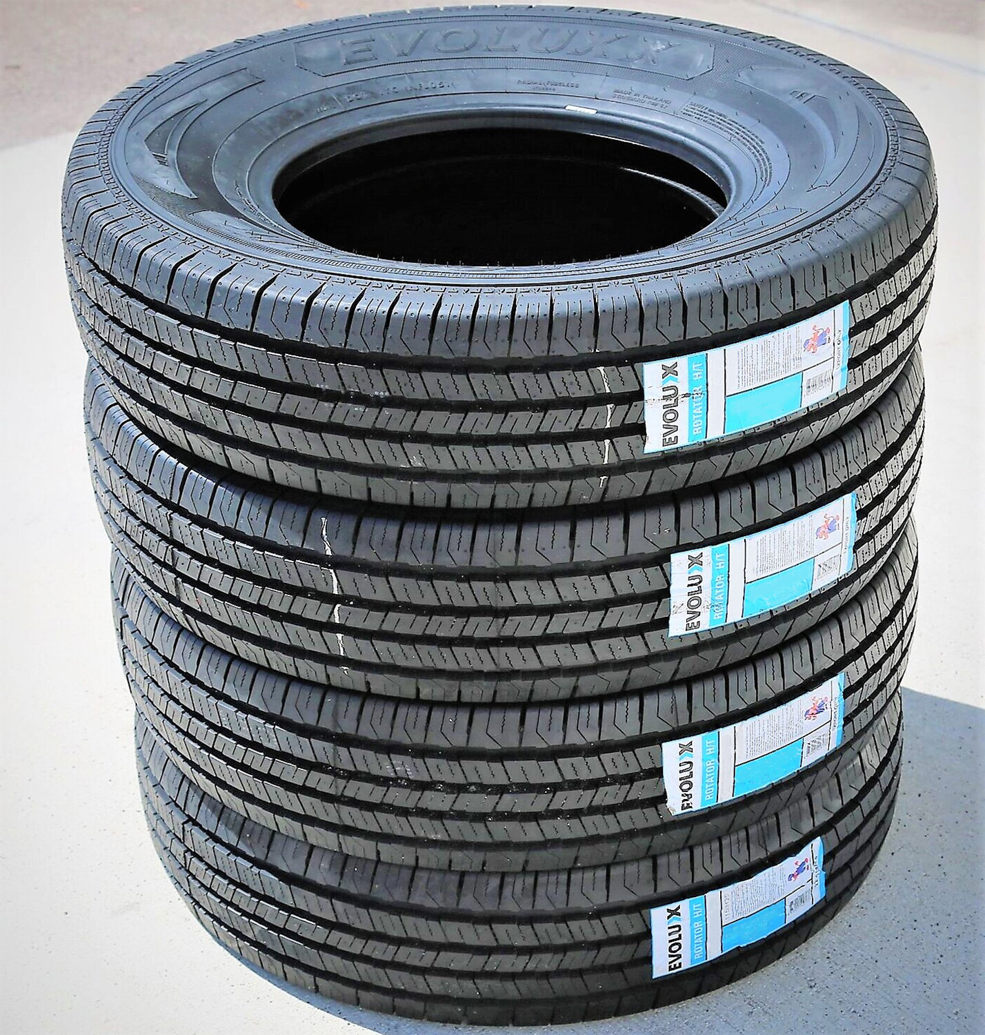4 Tires Evoluxx Rotator H/T LT 225/75R16 Load E 10 Ply Light Truck