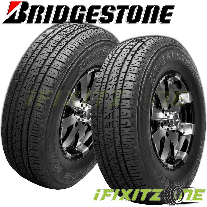 2 Bridgestone Dueler H/L Alenza Plus 275/55R20 111H 80K Mile Truck SUV Tires