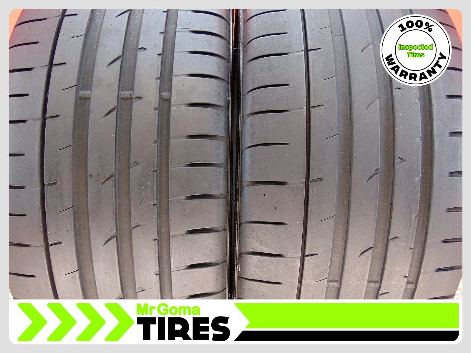 2 GOODYEAR EAGLE F1 ASYMMETRIC 2 NO XL 235/35ZR20 USED TIRES 7.3/32 TREAD