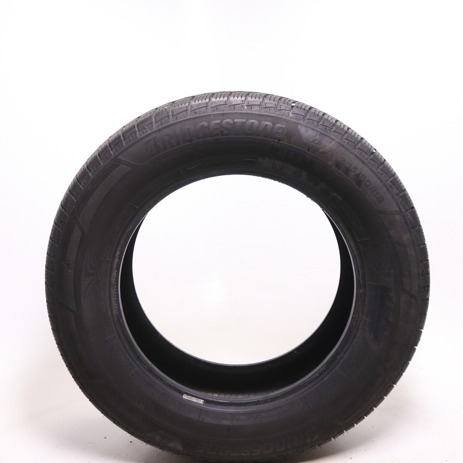 Set of 2 Used 265/60R18 Bridgestone WeatherPeak – 110V – 8-9/32