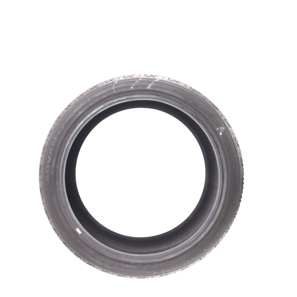 Set of (4) Used 265/35R19 Yokohama Advan Sport A/S Plus 98Y – 8.5-9.5/32