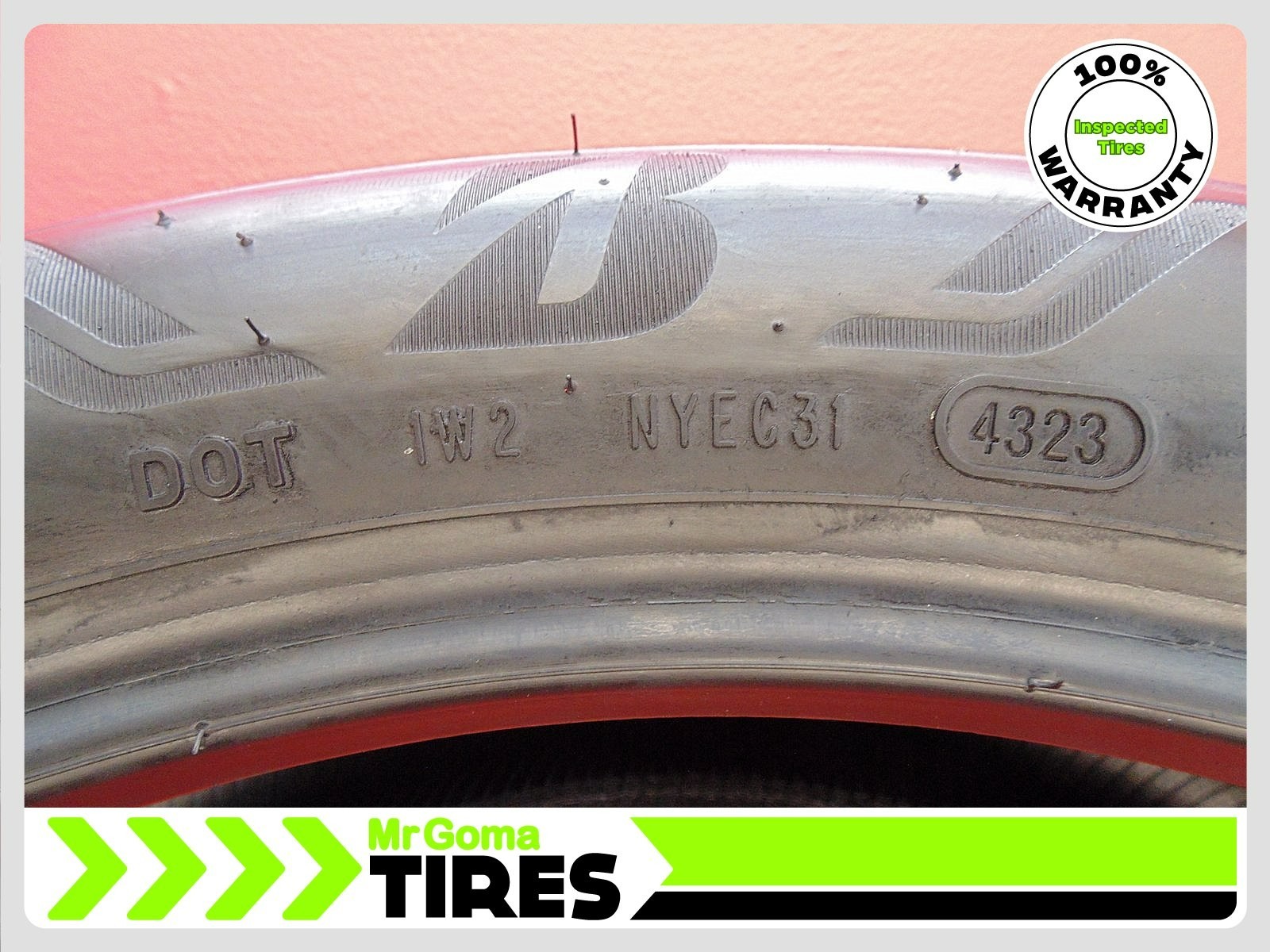 4 BRIDGESTONE ALENZA SPORT A/S 235/50R21 USED TIRES 7.2/32 TREAD 101V 2355021