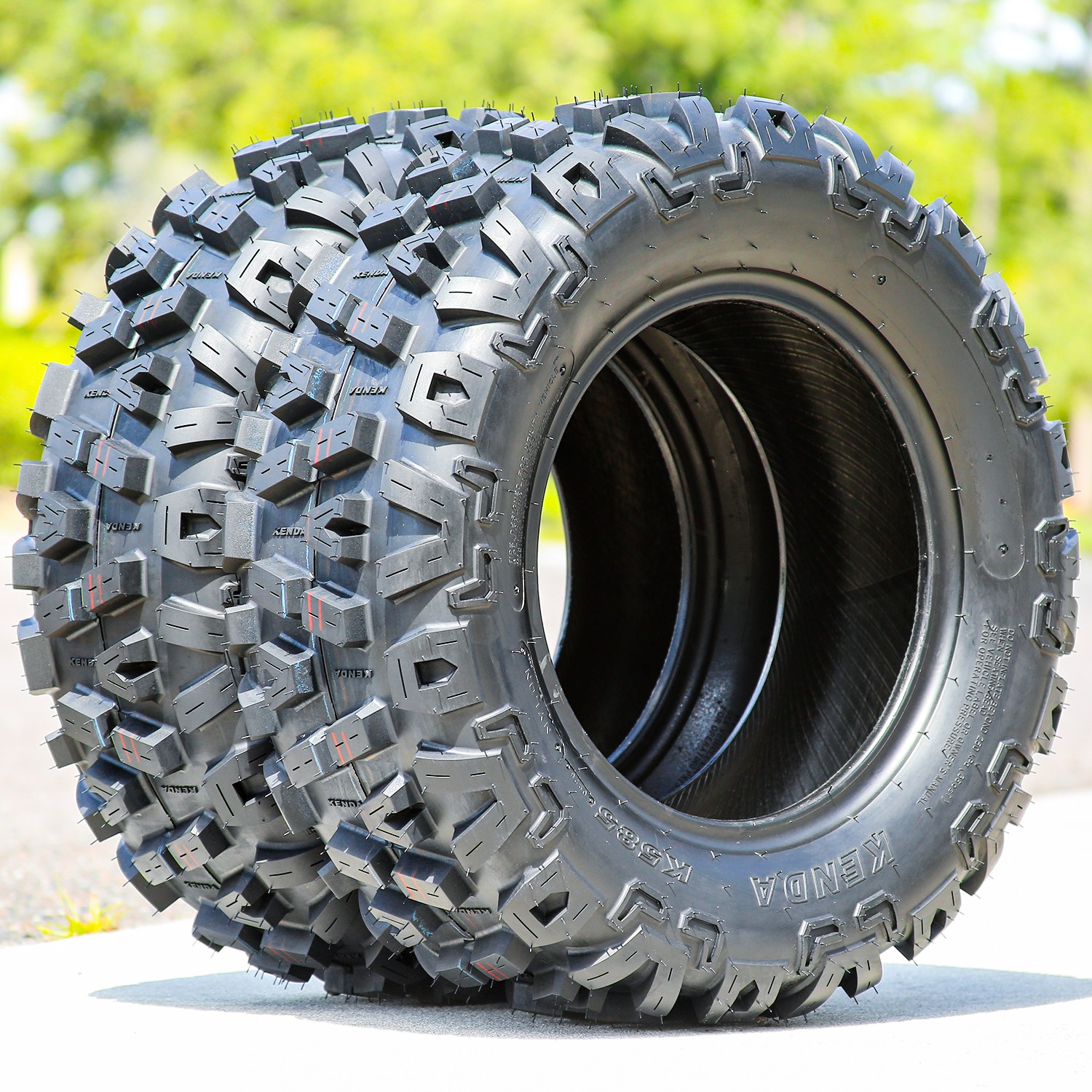 4 Kenda K585 Bounty Hunter HT 26×9.00-14 26×9-14 6 Ply All Terrain ATV UTV Tires