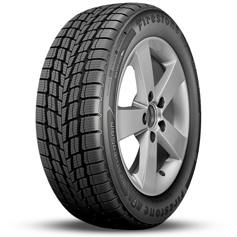 1 Firestone Weathergrip 195/65R15 91H All Season All-Weather Tires 640AA, 3PMSF