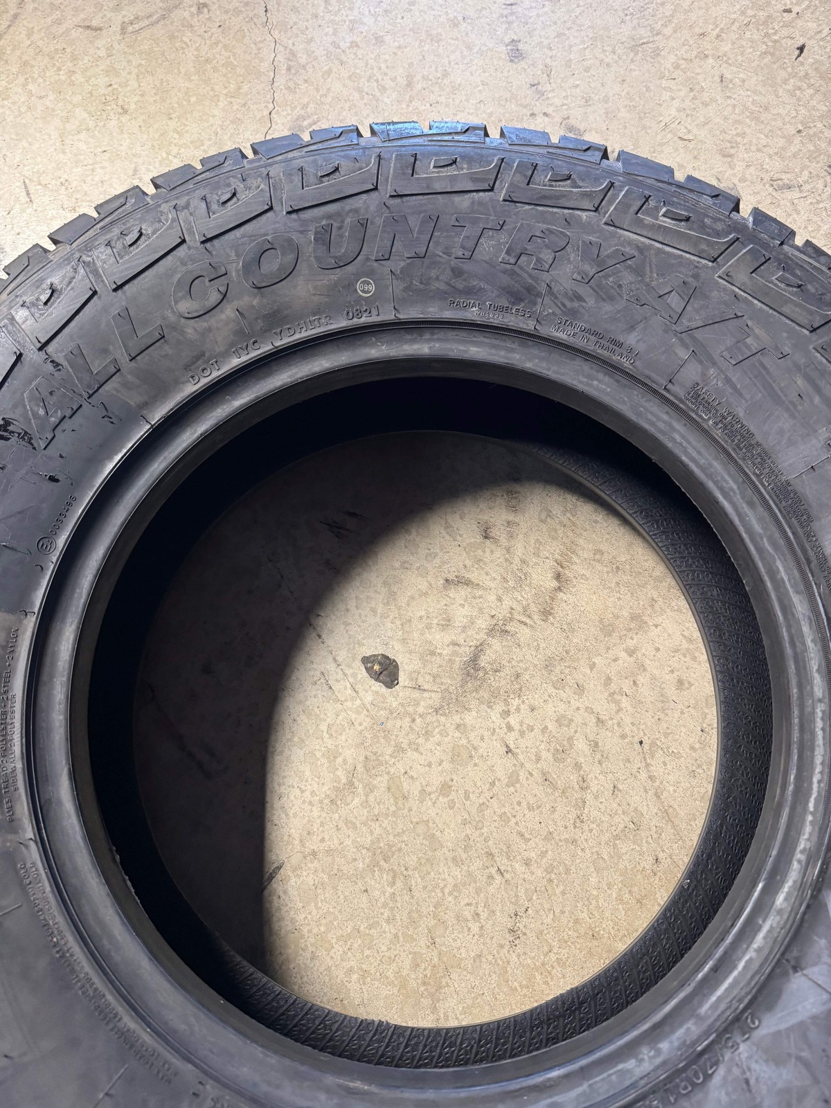 NOS IRONMAN ALL COUNTRY A/T BSW LT 275 70 18 125/122Q 10PLY ALL TERRAIN TIRE 932