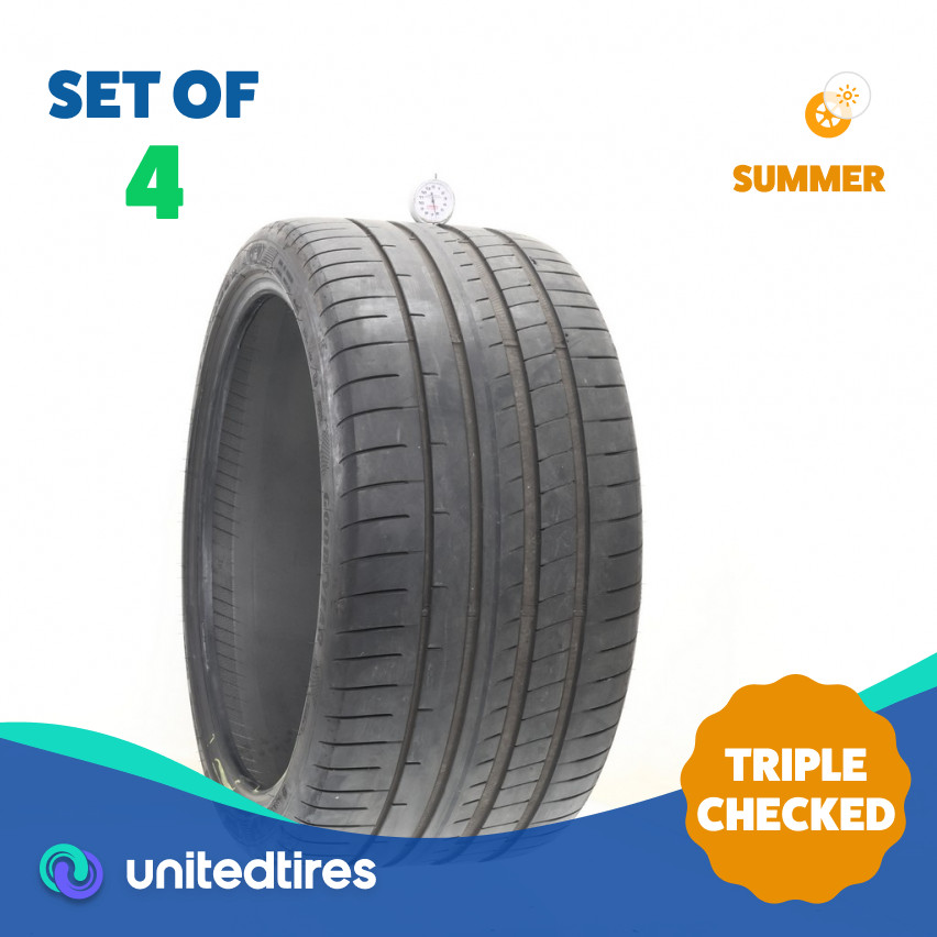 Set of (4) Used 305/30R21 Goodyear Eagle F1 Asymmetric 5 NF1 104Y – 6-7.5/32