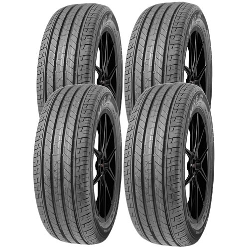 (QTY 4) 245/55R19 MRF Wanderer Street B5 103V SL Black Wall Tires