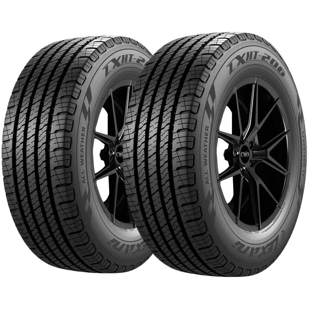(QTY 2) 275/60R20 Lexani LXHT-206 114T SL Black Wall Tires