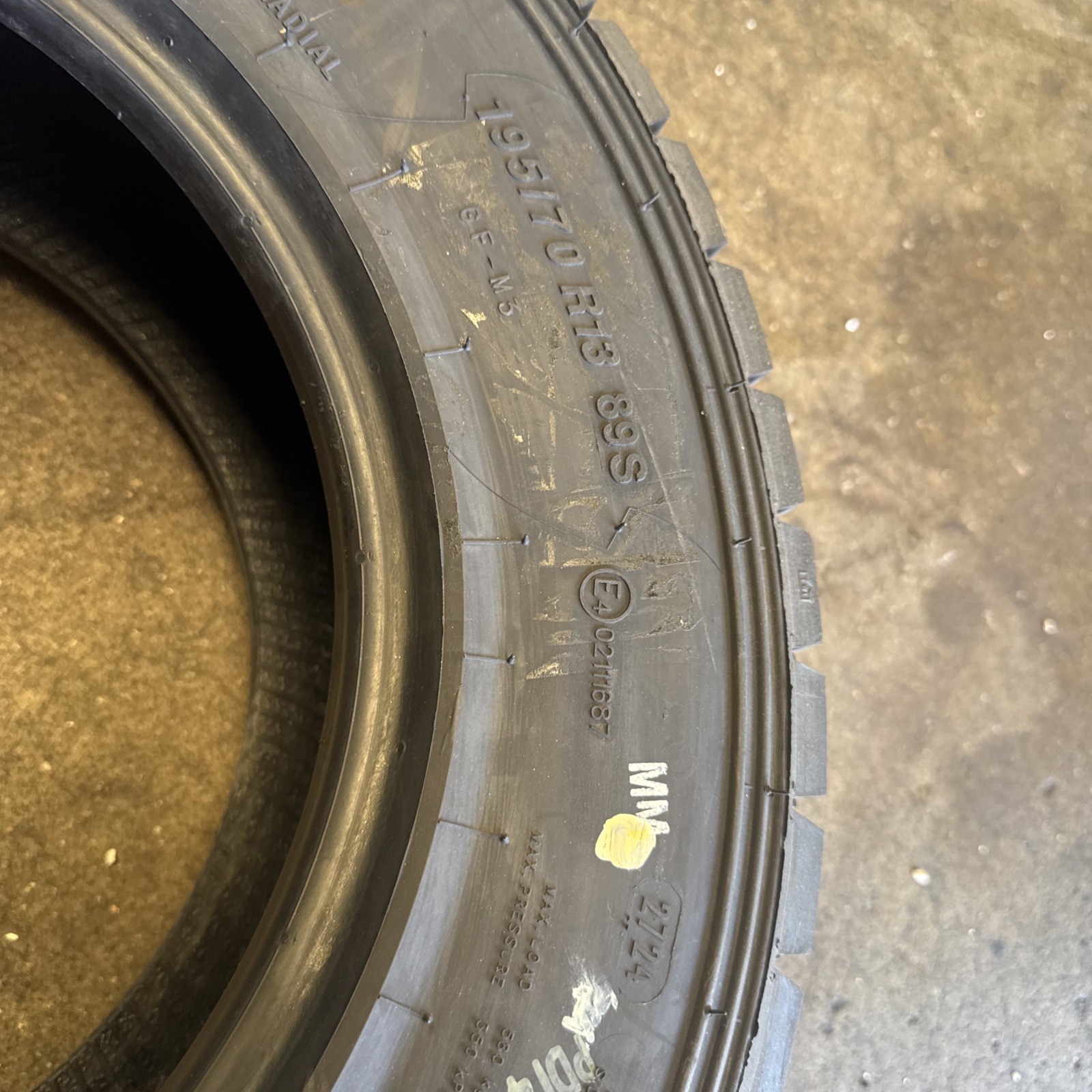 1New 195/70R13 MRF ZDM3 r 89S Motorsport tyres