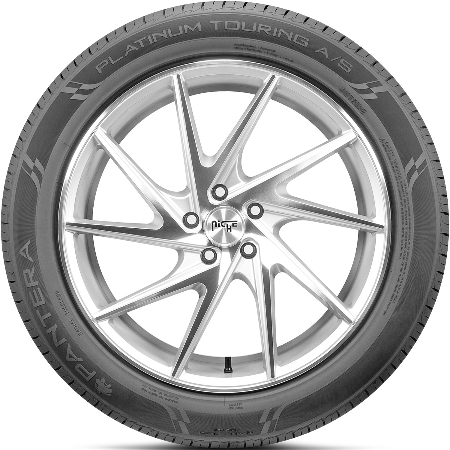 4 Pantera Platinum Touring A/S 235/60R16 100H A/S Tires 60k Mi Warranty 600AA