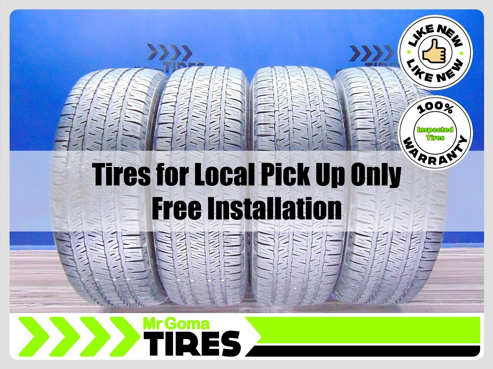4 NEXEN ROADIAN HTX2 A/W 255/60R20 9.6/32 LIFE USED TIRES 2023 DOT 2556020