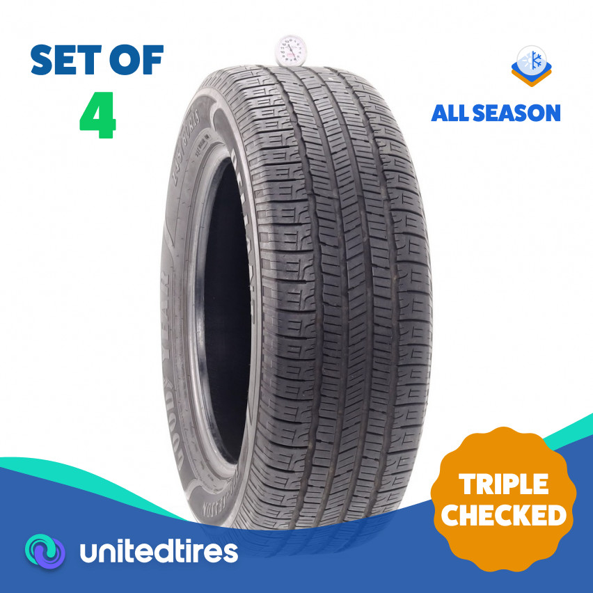 Set of (4) Used 245/60R18 Goodyear Reliant All-season 105V – 6-7.5/32