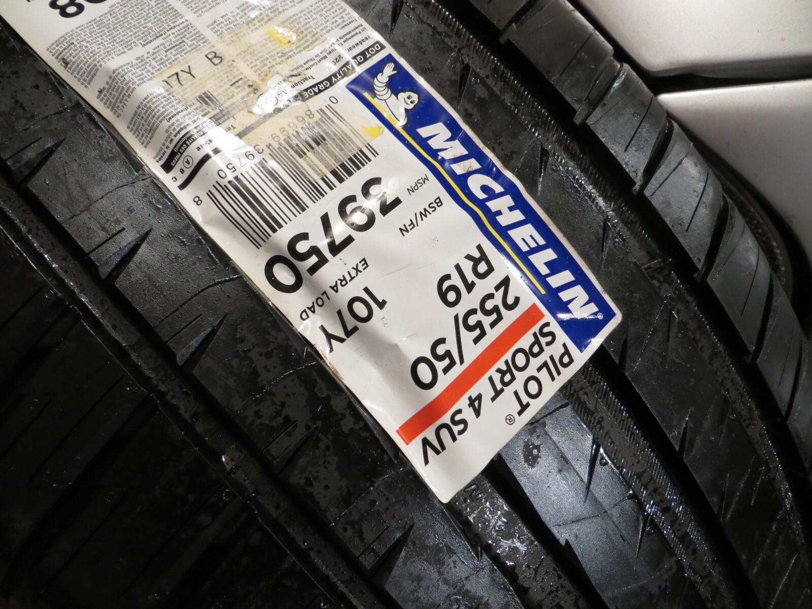 NEW 1 ONE MICHELIN PILOT SPORT 4 SUV 255/50R19 107Y XL FRANCE 255 50 19 2930