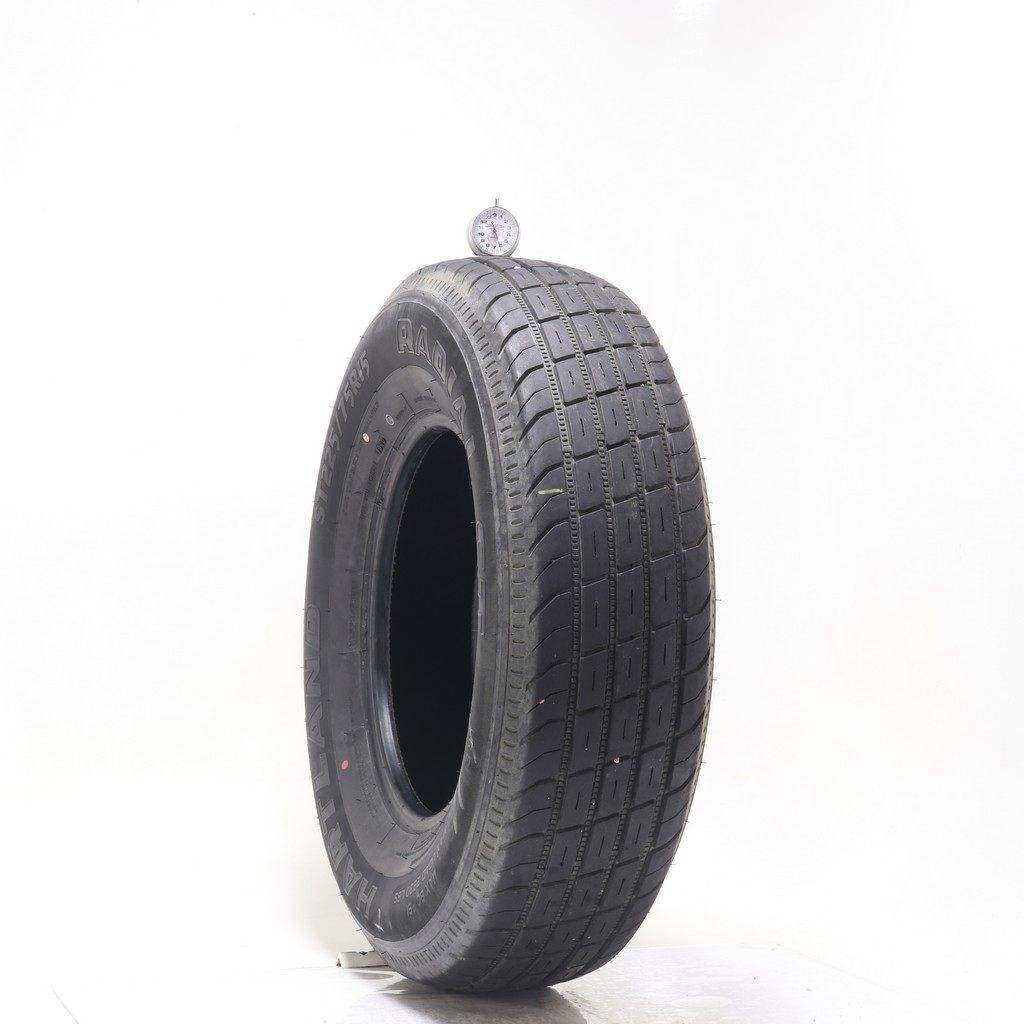 Set of (4) Used ST 225/75R15 Hartland Radial ST 117/112N – 6-8/32 (1AD0T)