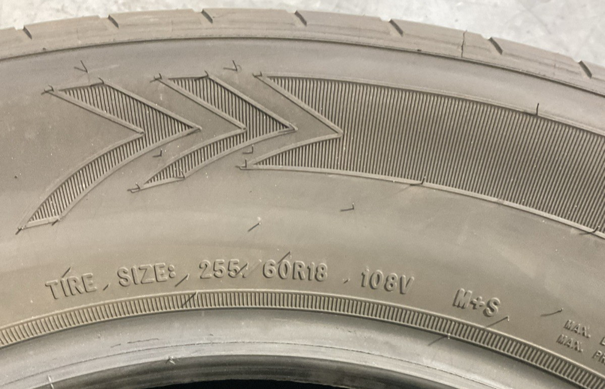 4- Used GOODYEAR EAGLE ENFORCER 255/60R18 108V SL VSB FO