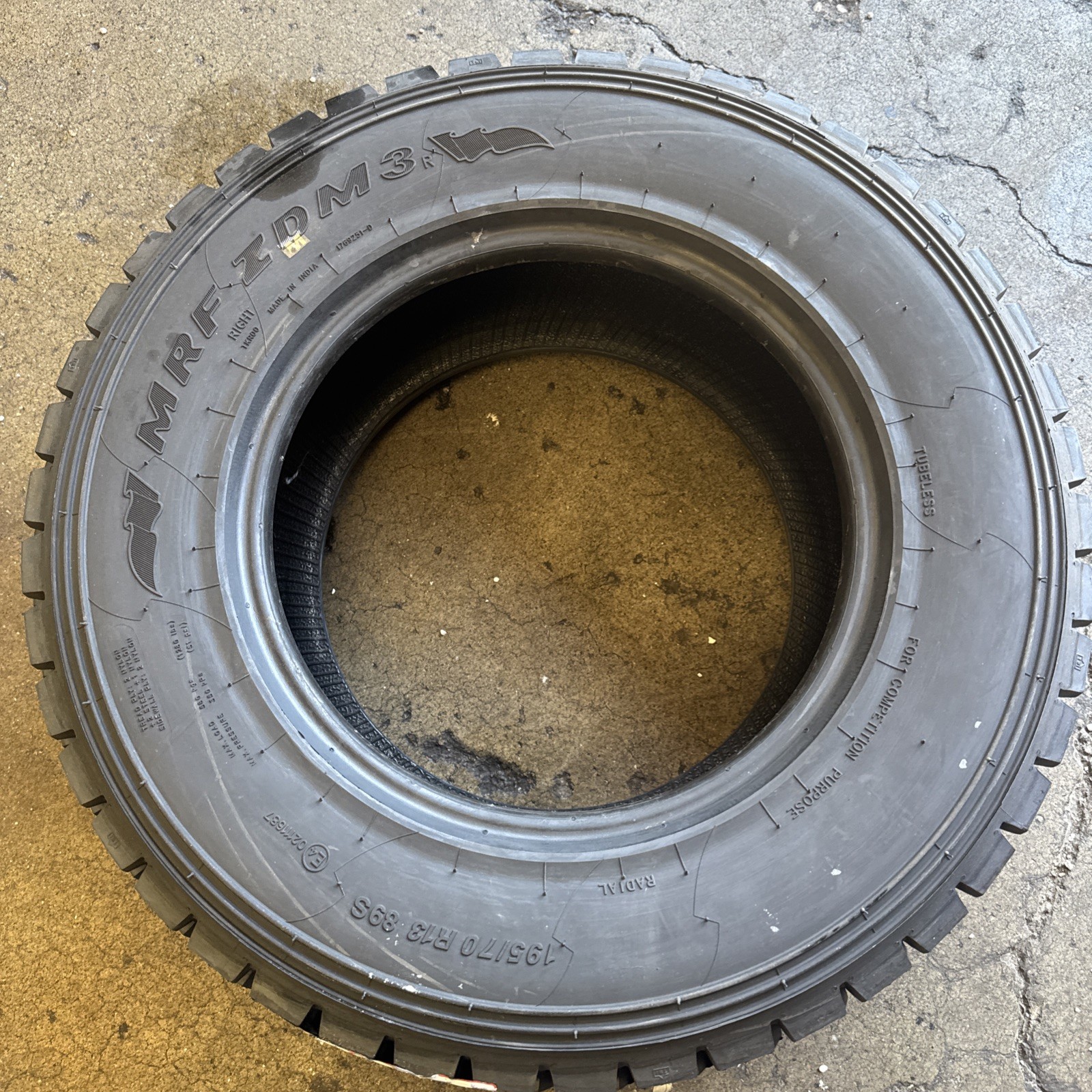 1New 195/70R13 MRF ZDM3 r 89S Motorsport tyres