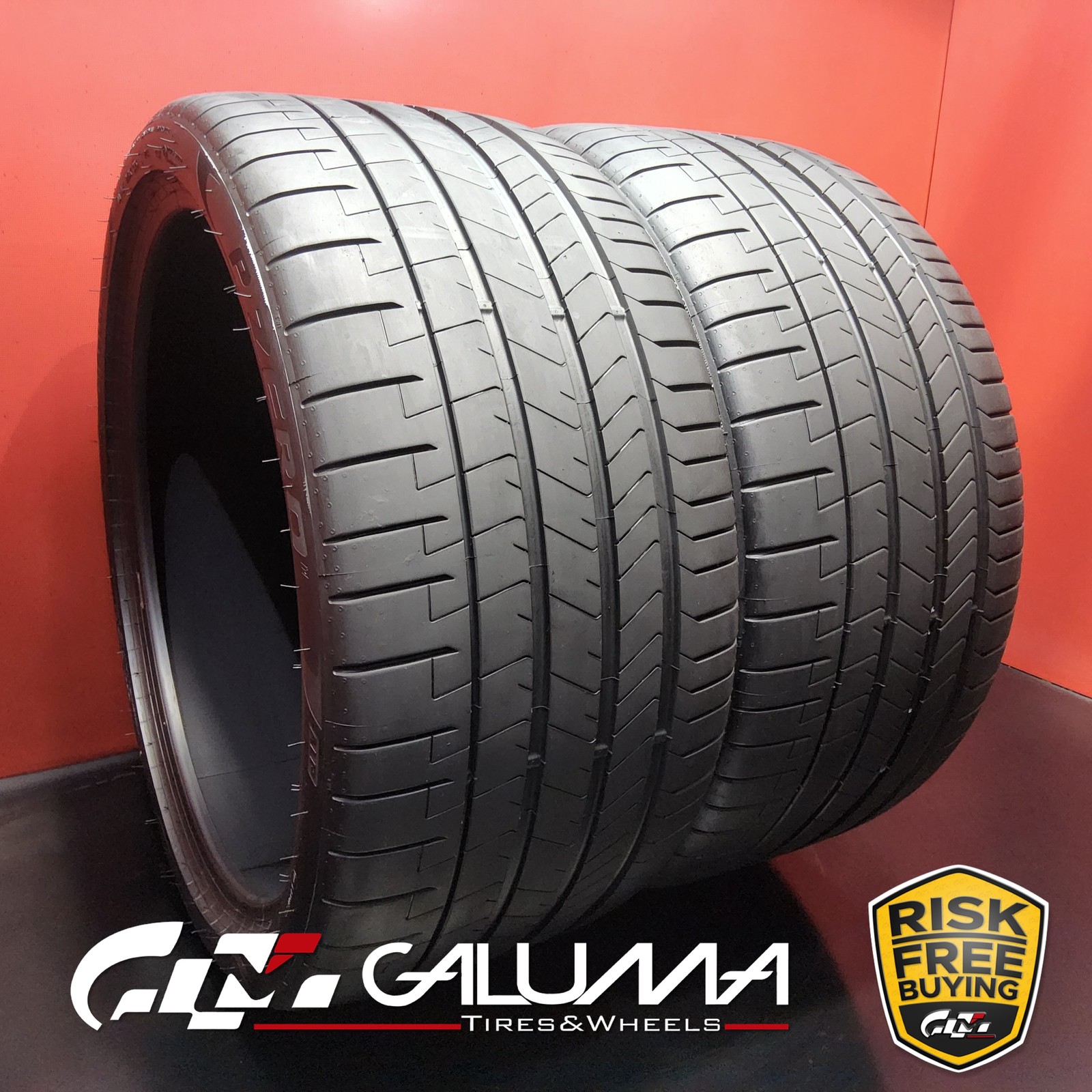 Set of 2 Tires LikeNEW Pirelli P-Zero (PZ4) ALP XL 325/30ZR23 325/30/23 #95929