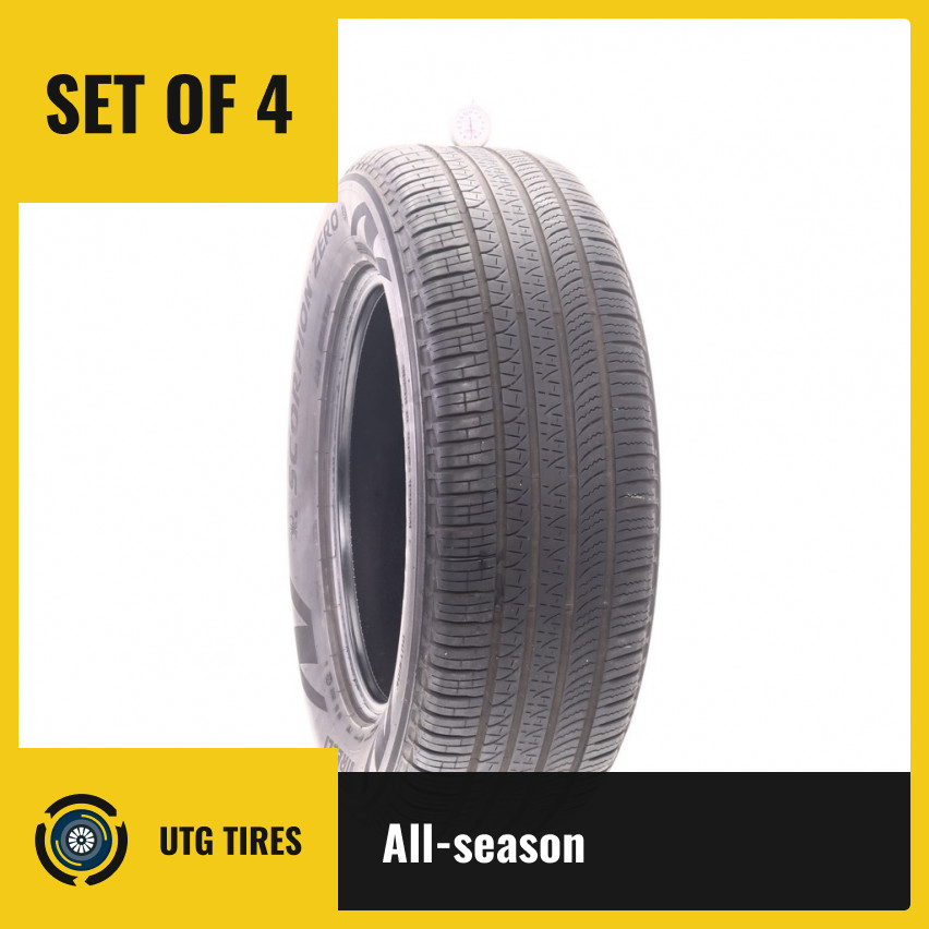 Set of (4) Used 255/65R19 Pirelli Scorpion Zero LR 114V – 6.5-7/32