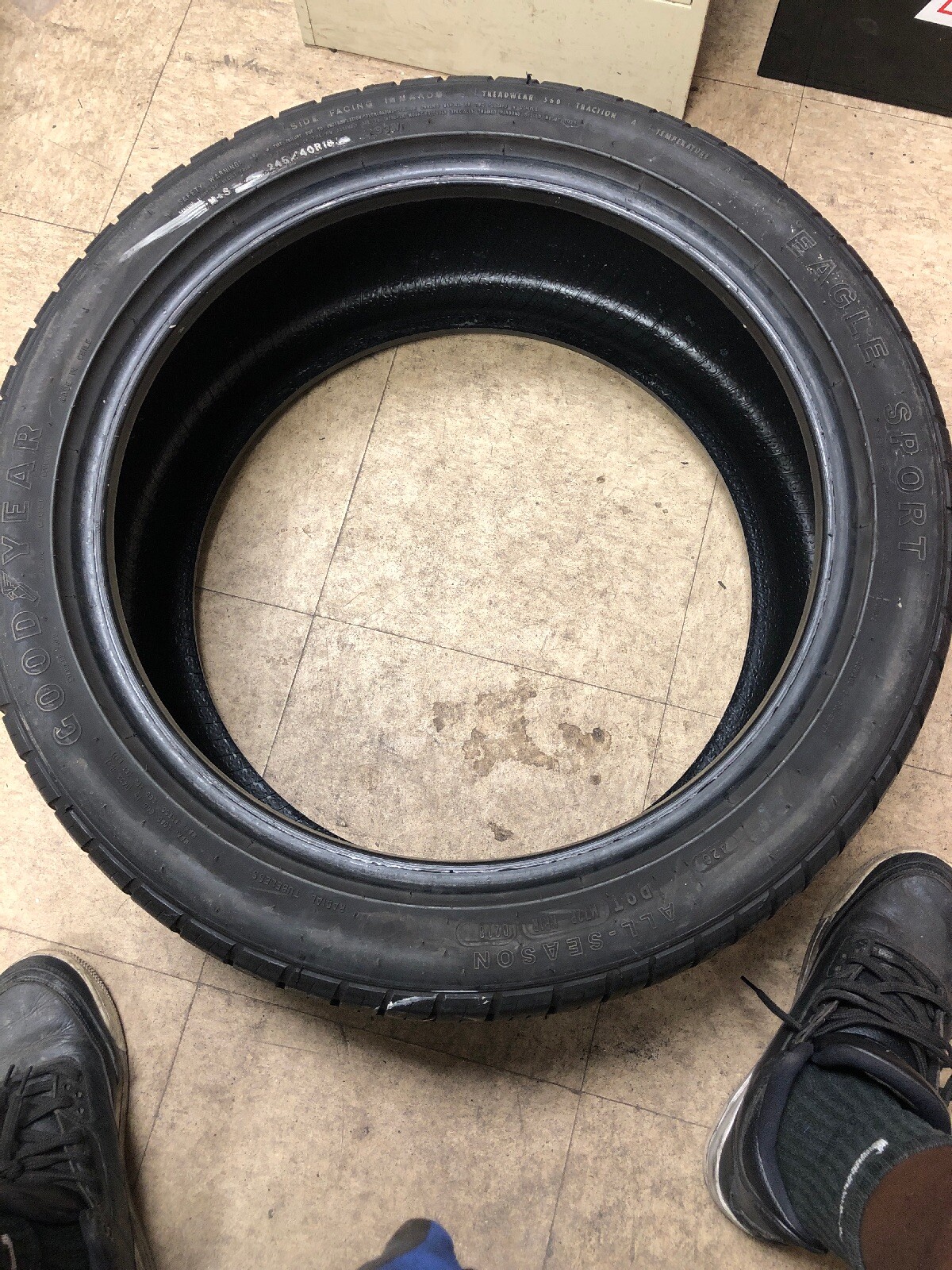 1 Goodyear Eagle Sports 245/40/18 2454018 245/40R18 6-6/32