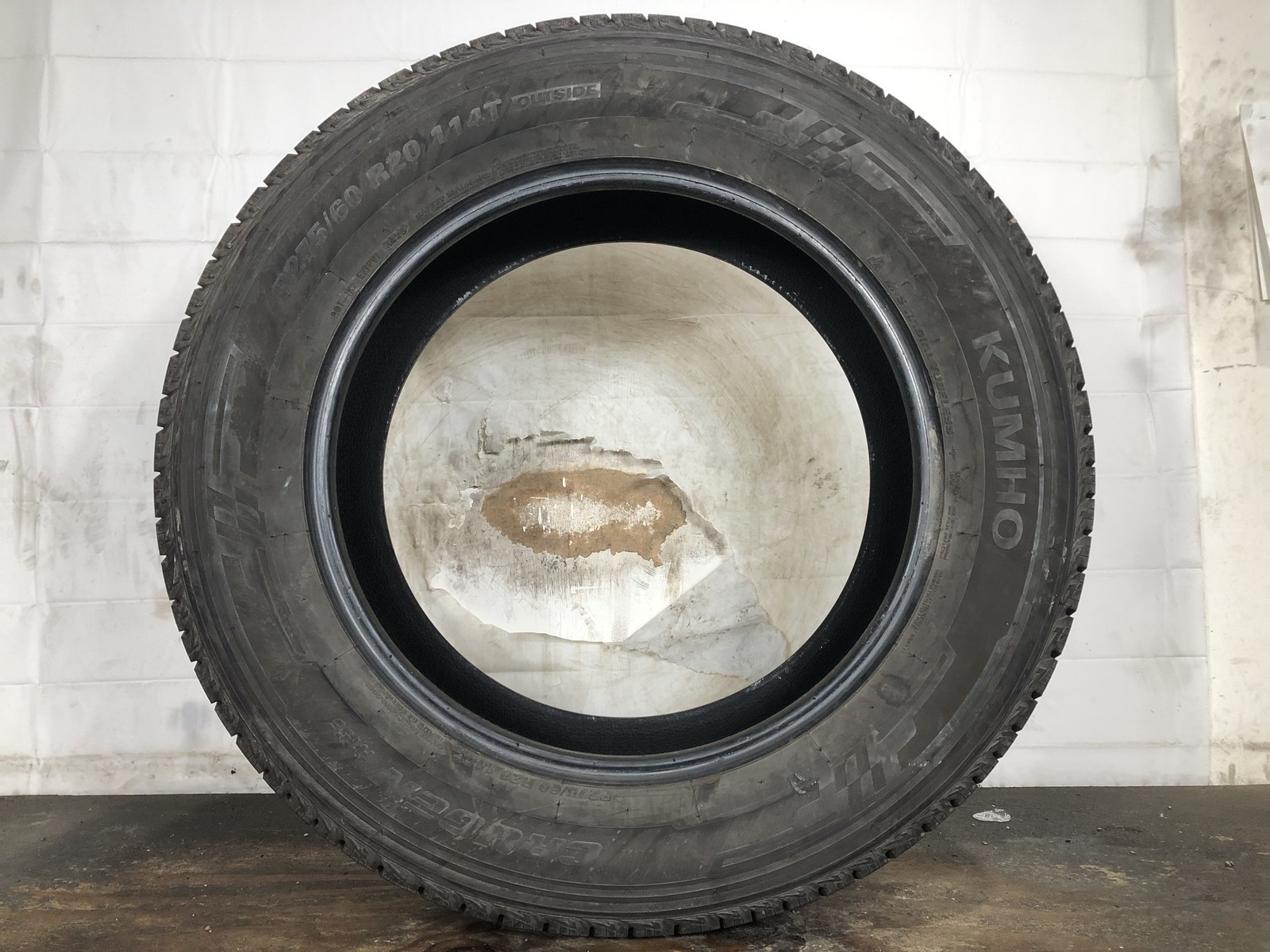 [1] Kumho Crugen HT55 P275/60R20 275 60 20 Tire 9.75/32