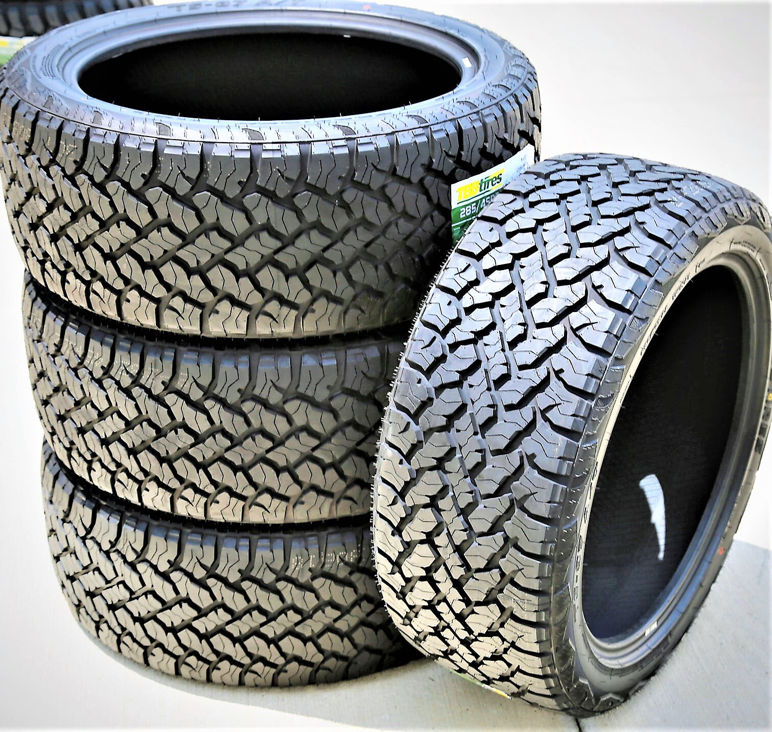 4 New TBB TS-37 A/T 285/45R22 114H XL AT All Terrain Tires