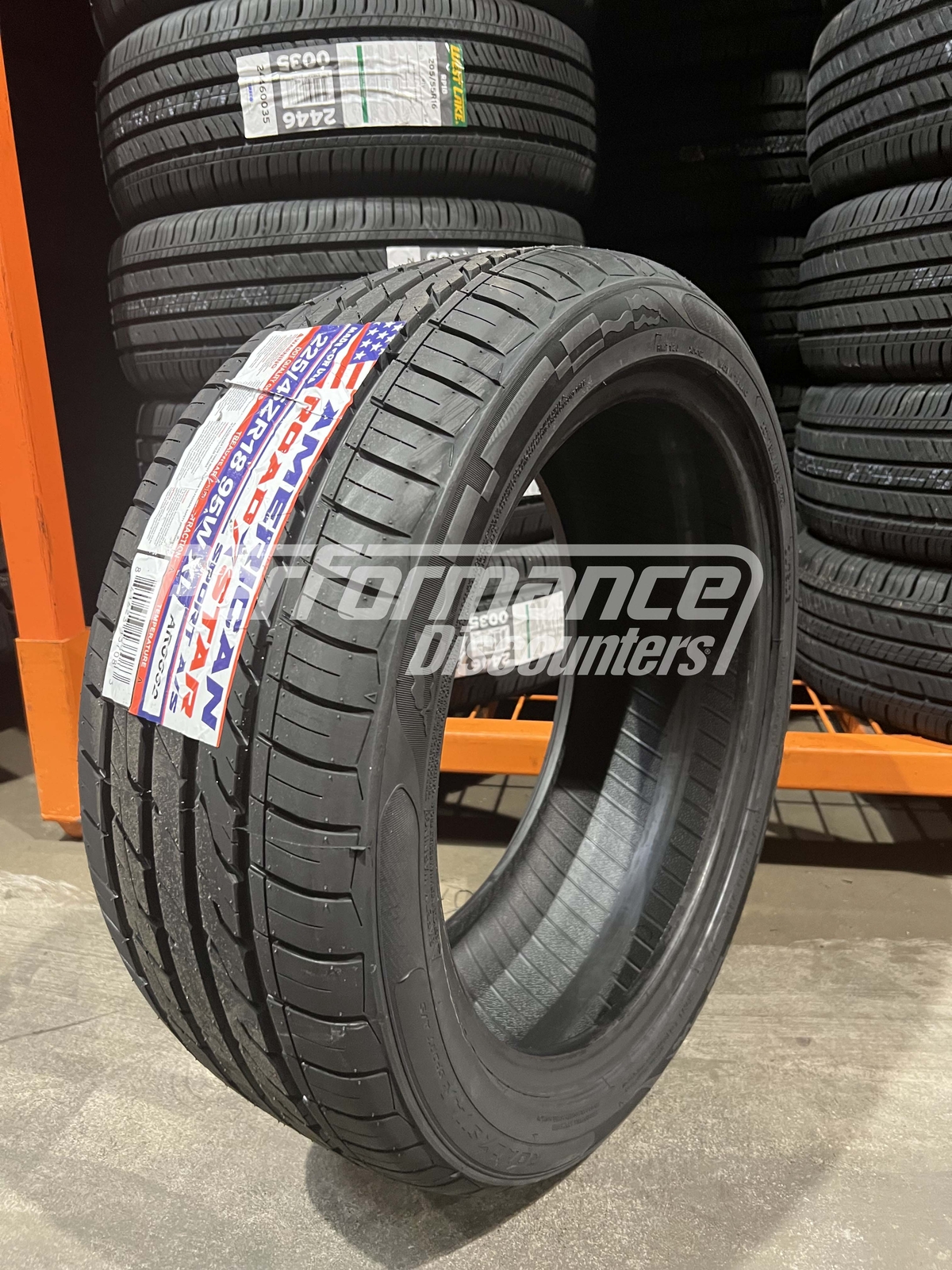 1 New American Roadstar Sport A/S Tire 225/45R18 95W SL BSW 225 45 18 2254518