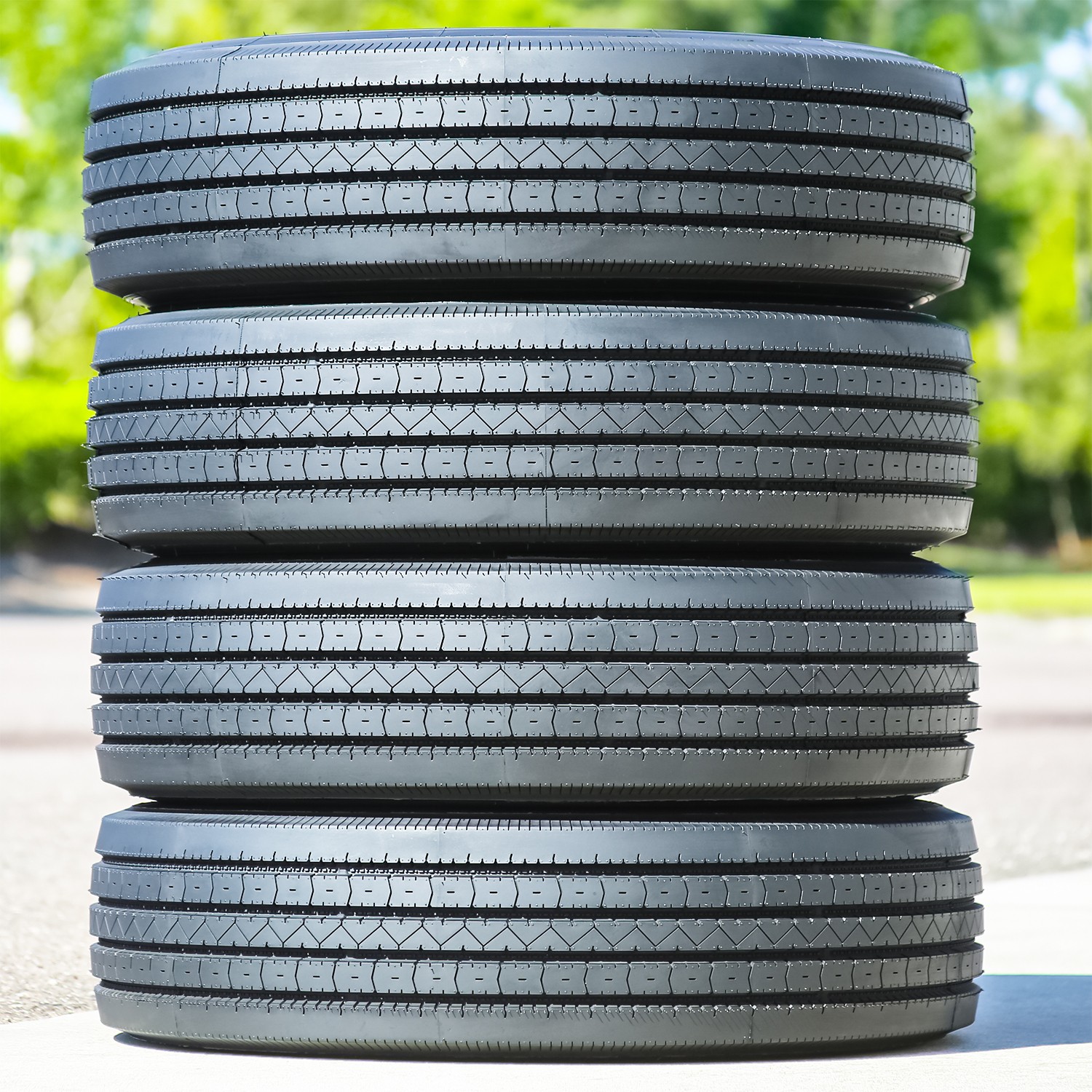4 Tires Suntek HD Trail + All Steel ST 235/80R16 Load H 16 Ply Trailer