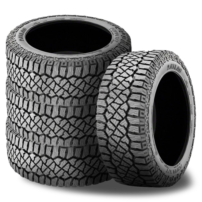 4 Atlas Priva X/T LT285/65R18 125/122Q Mud+All Terrain Hybrid Tires 3PMSF 10 PLY