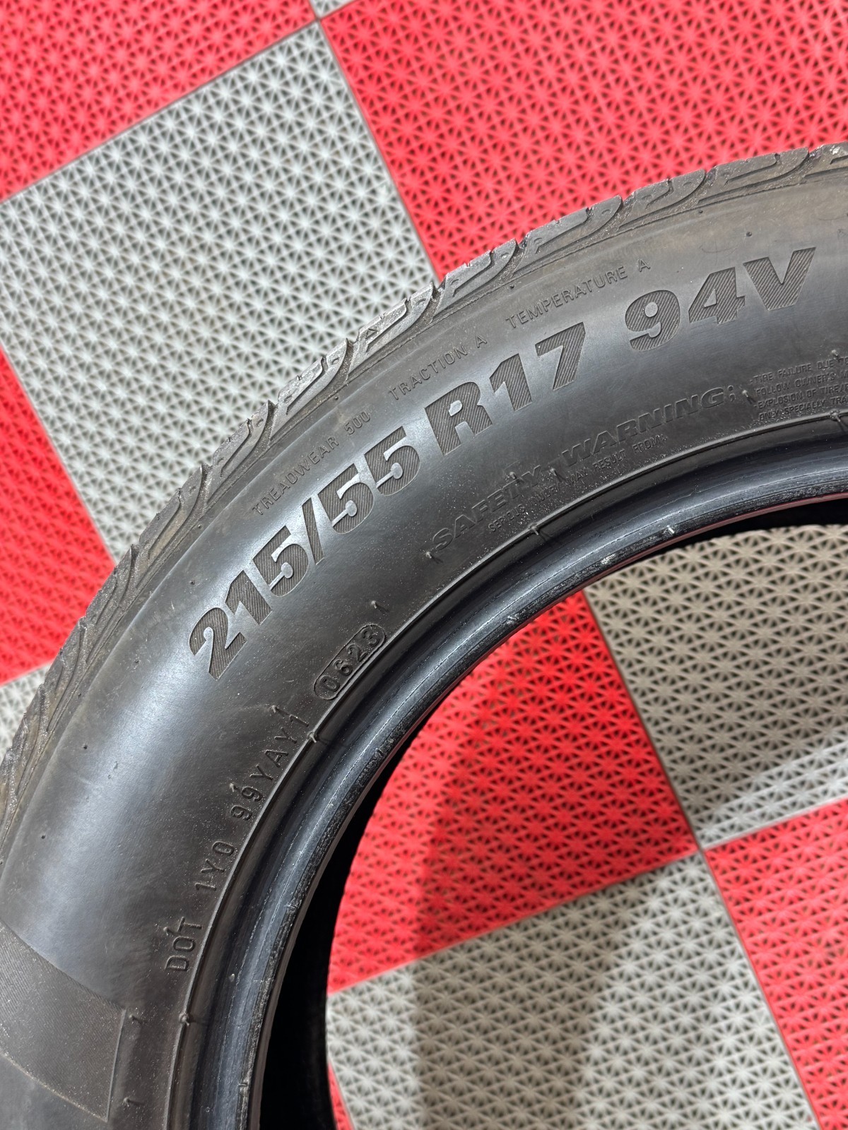 2x Used 215/55 R17 Kumho Solus TA31+ Tires 7-8/32 Tread 215/55/17