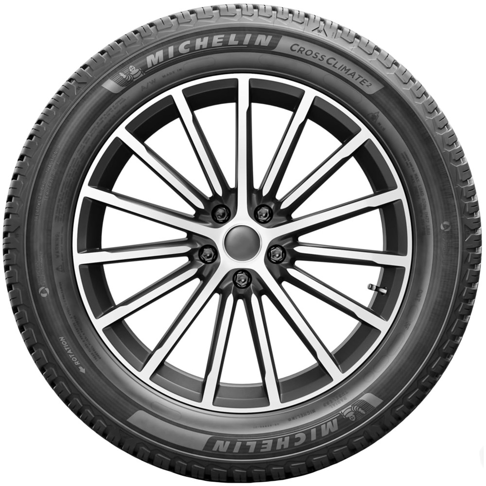 245/45R18 Michelin CrossClimate2 100V XL Black Wall Tire