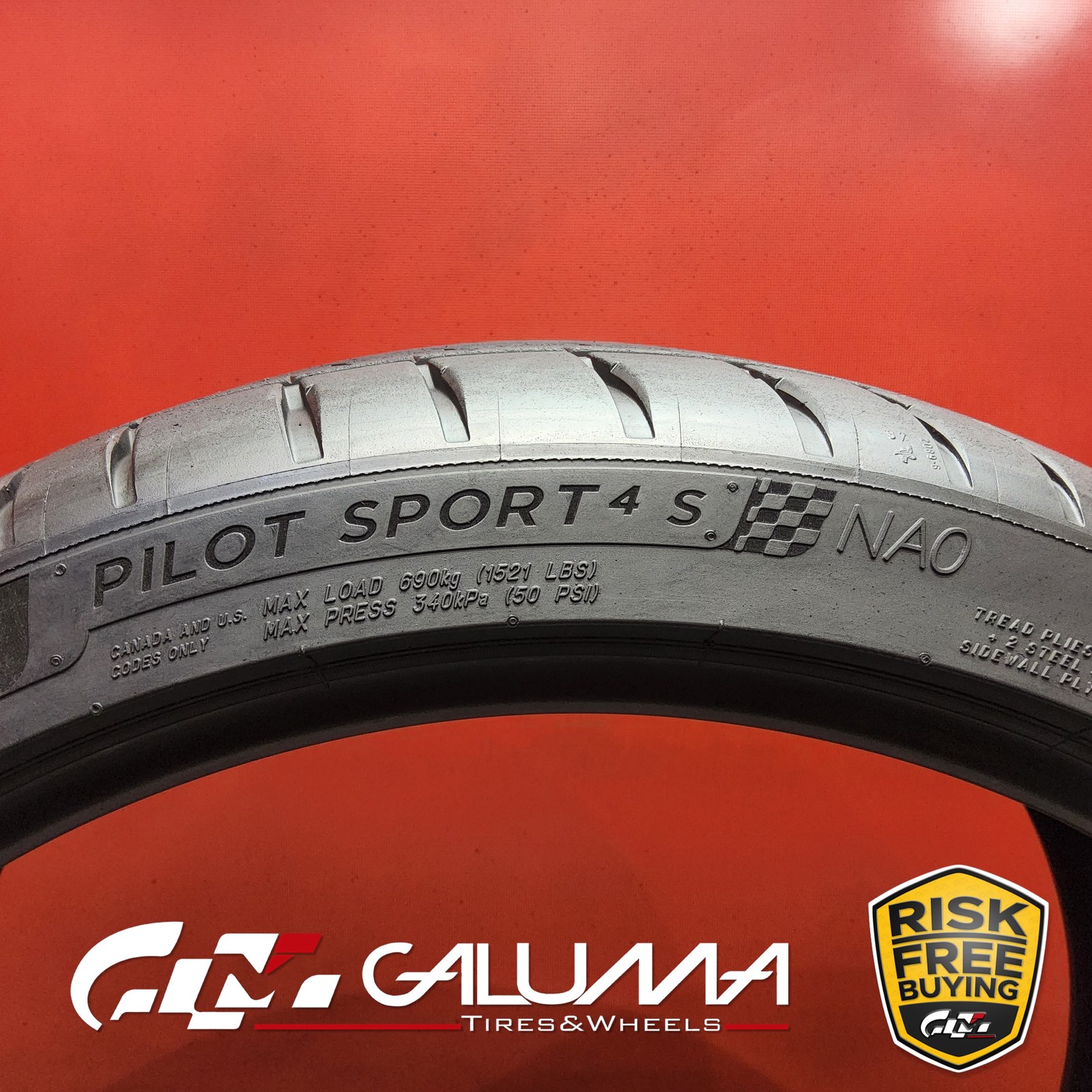 1 Tire LikeNEW Michelin Pilot Sport 4S NA0 XL 245/35ZR20 95Y No Repairs #96105