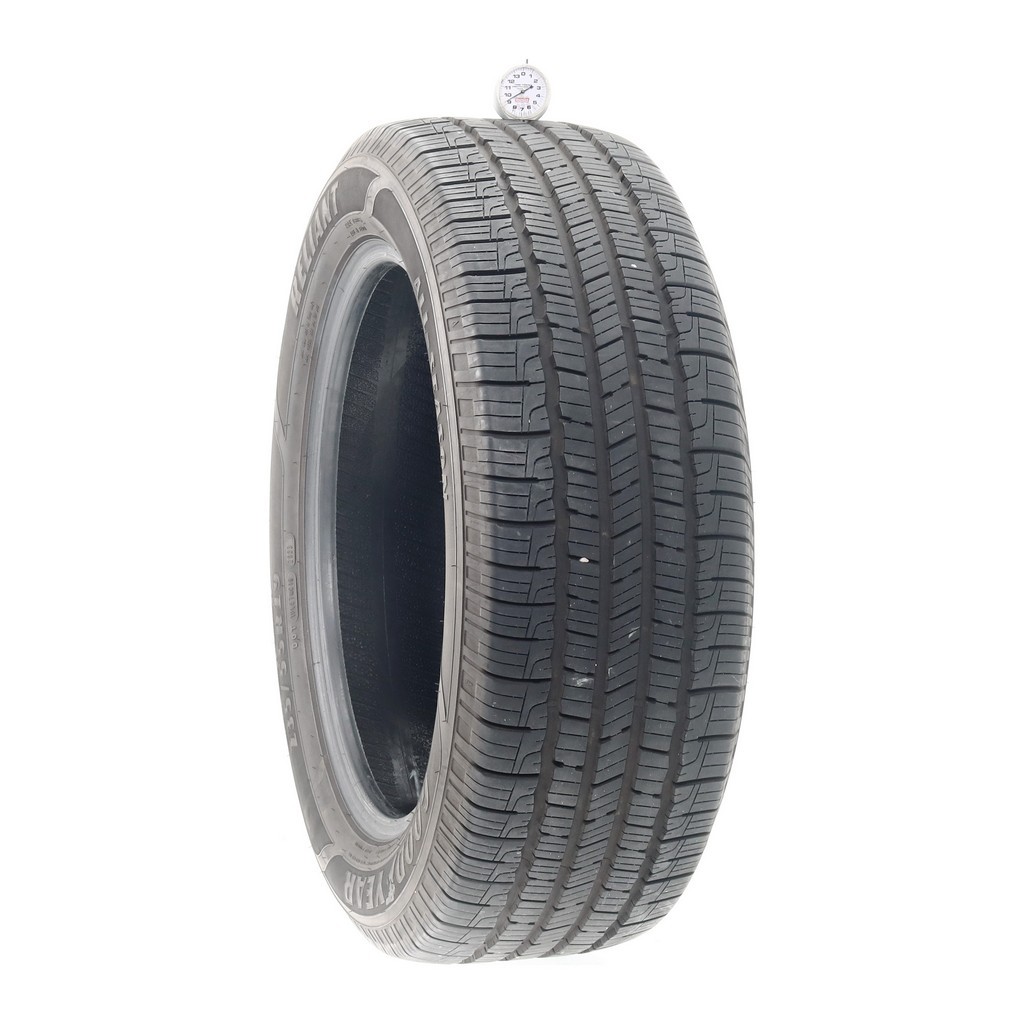 Set of (4) Used 235/55R19 Goodyear Reliant All-season 101V – 9-10/32
