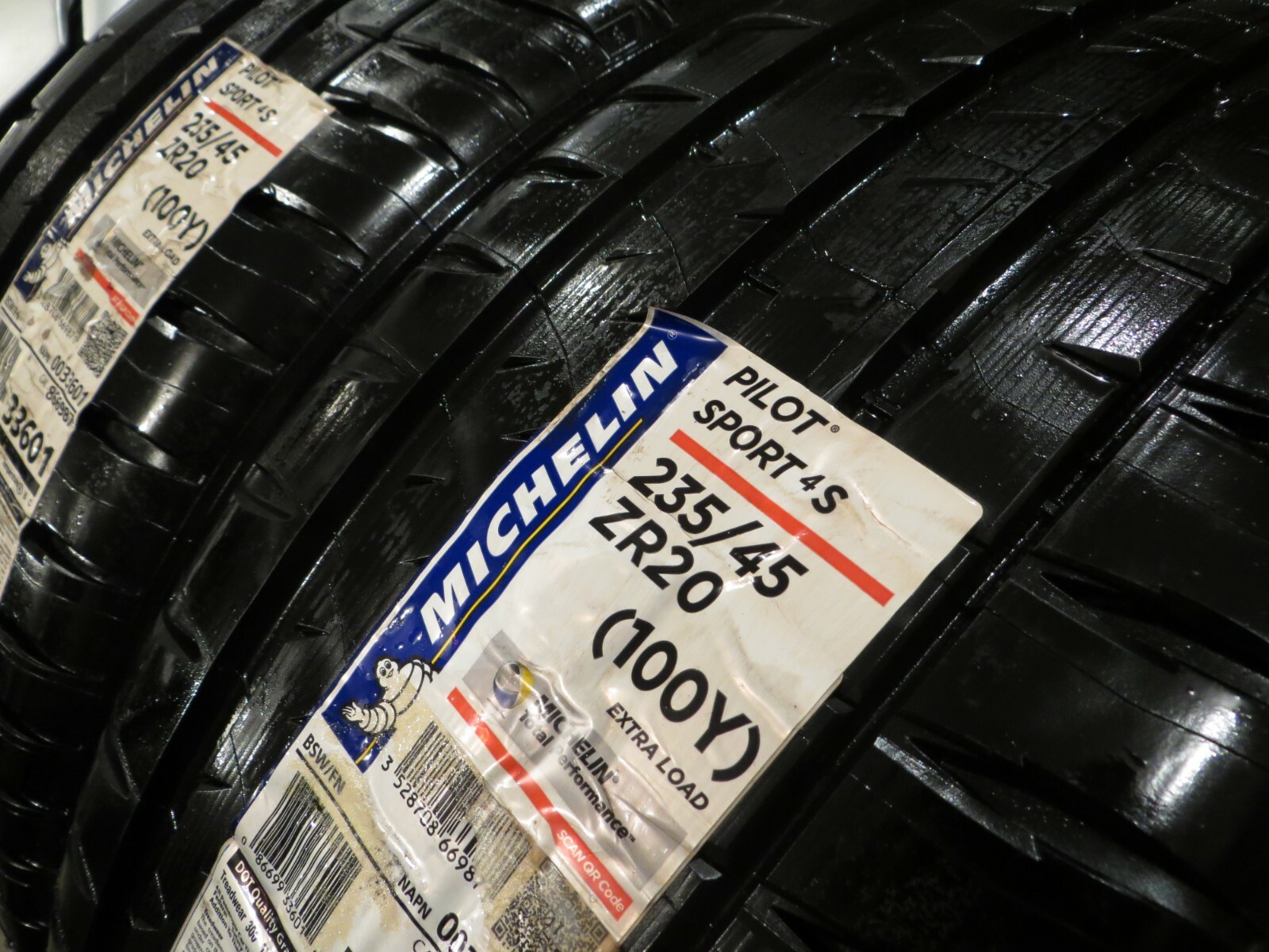 NEW 2 TWO MICHELIN PILOT SPORT 4S 4 S 235/45ZR20 100Y XL FRANCE 235 45 20 2775