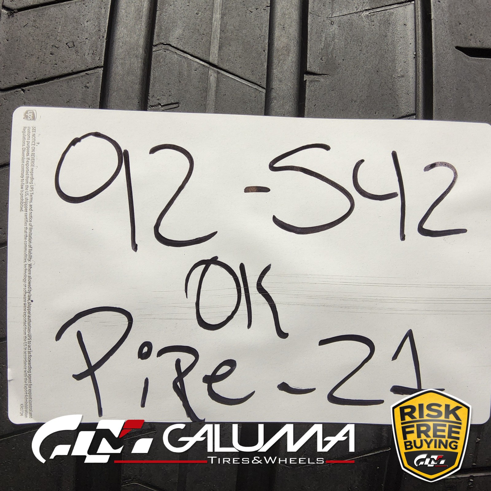 Set of 2 Tires LikeNEW Pirelli P Zero PZ4 PNCS XL ZR21 315/30/21 No Patch 92542