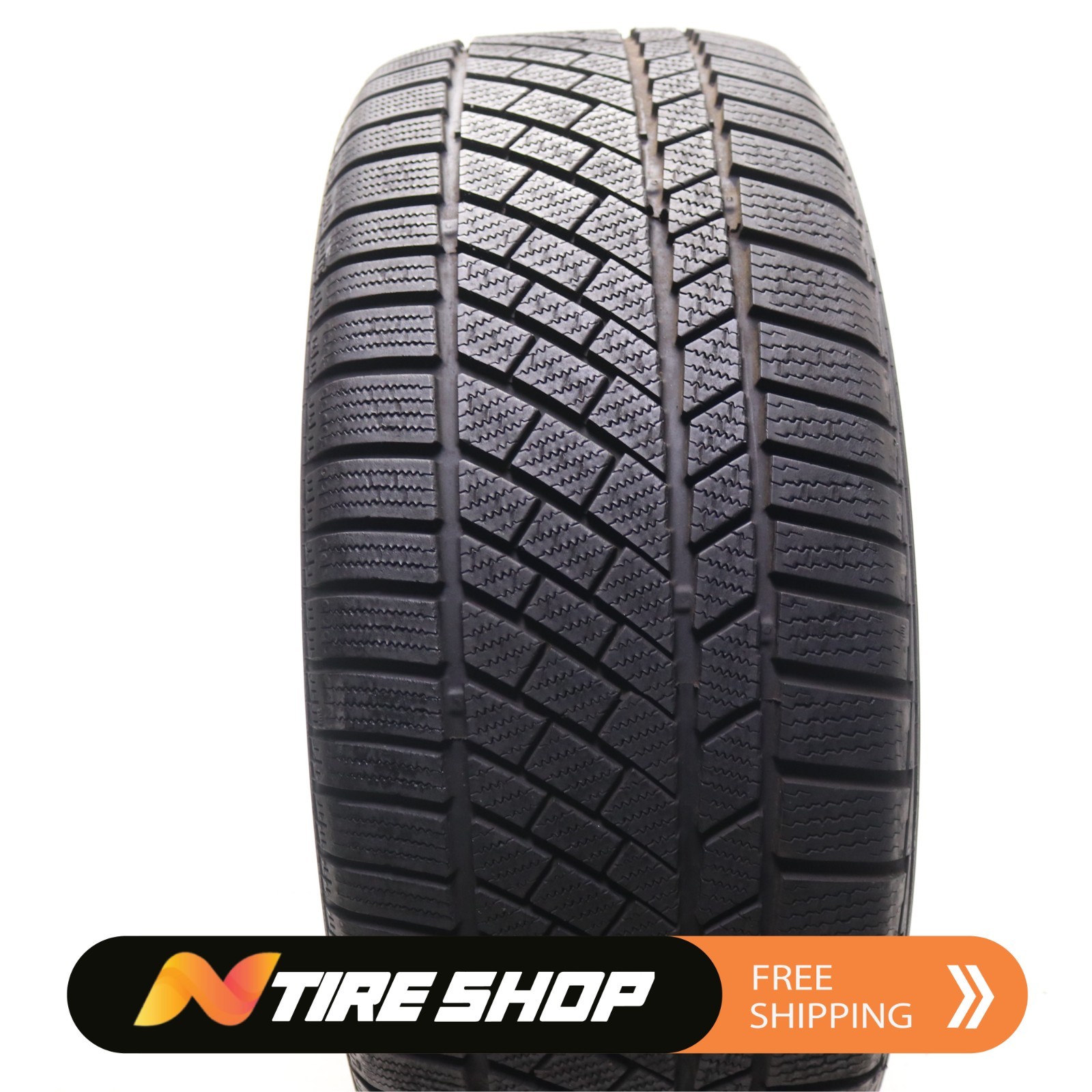 Used 255/40R20 Continental ContiWinterContact TS830P NO – 101V 9.5/32 No Repairs