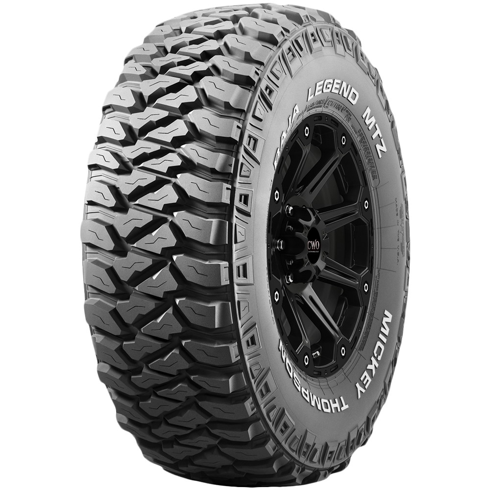 (QTY 4) 33×10.50R15 Mickey Thompson Baja Legend MTZ 114Q LRC White Letter Tires