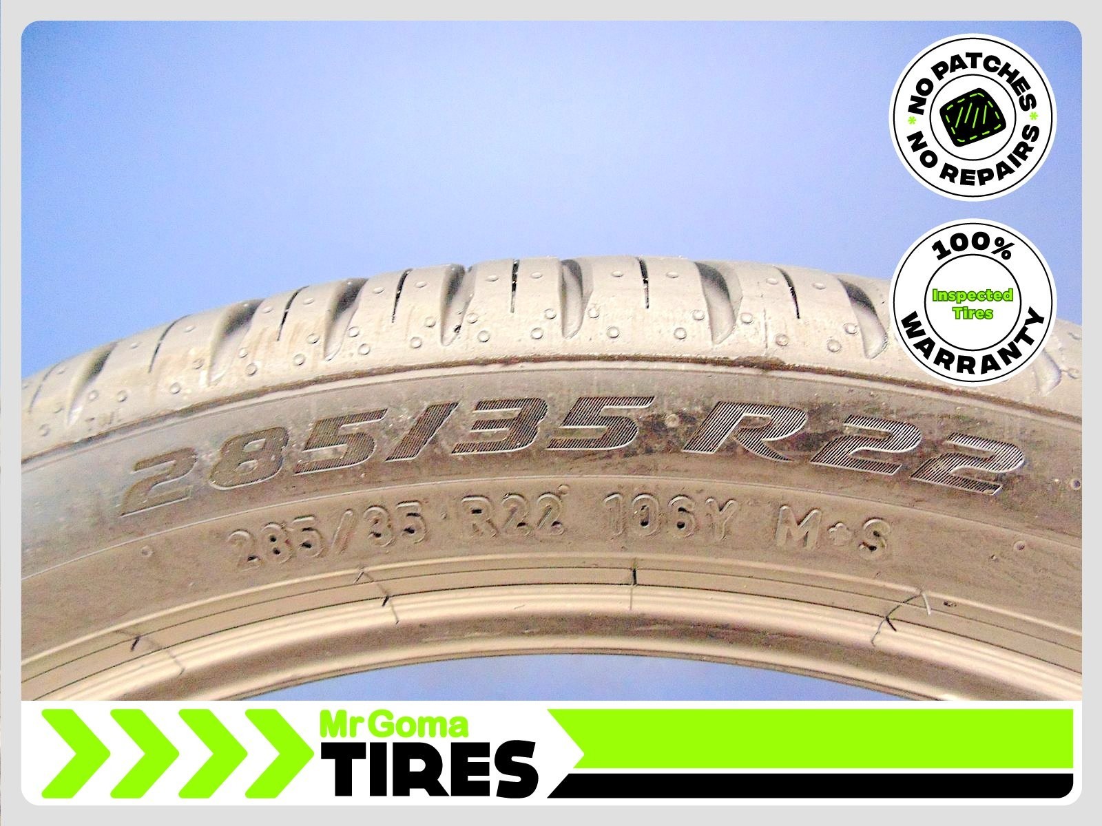 1 PIRELLI SCORPION TM ZERO A/S TO ELECT PNCS 285/35R22 USED TIRE 7.3/32 2853522