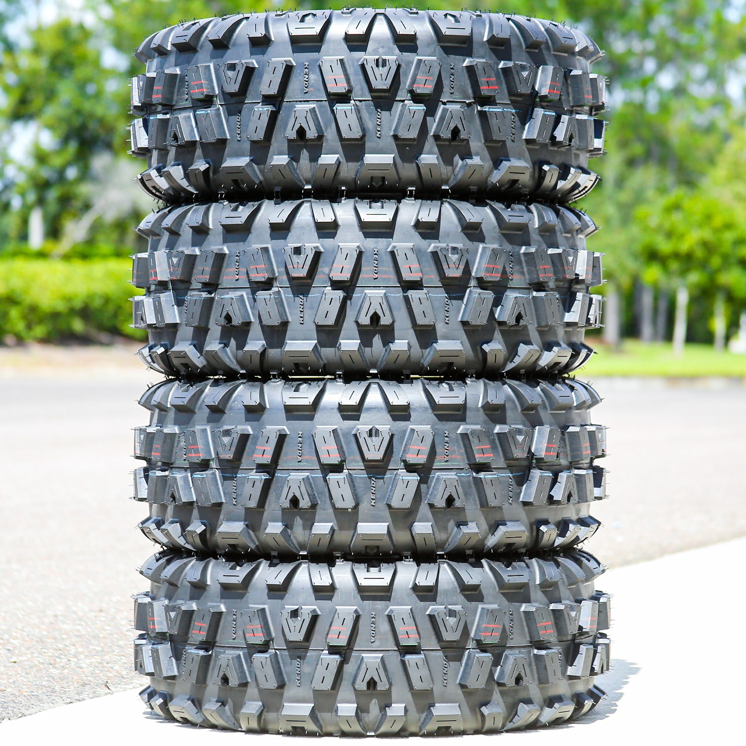4 Kenda K585 Bounty Hunter HT 26×9.00-14 26×9-14 6 Ply All Terrain ATV UTV Tires