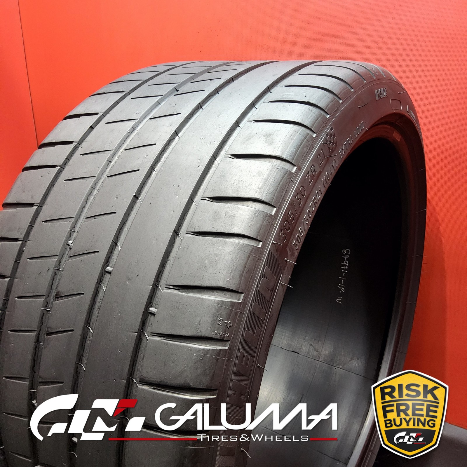 1 (One) Tire Michelin Pilot Sport 4S 305/30ZR21 305/30/21 3053021 104Y XL #87971