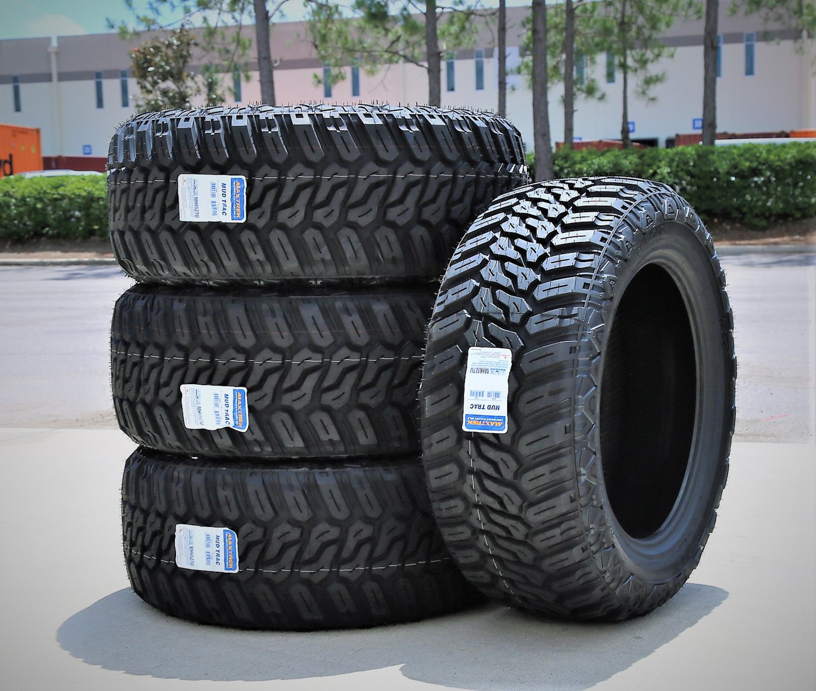 4 Maxtrek Mud Trac 235/75R15 104/101Q C 6 Ply Light Truck Tires
