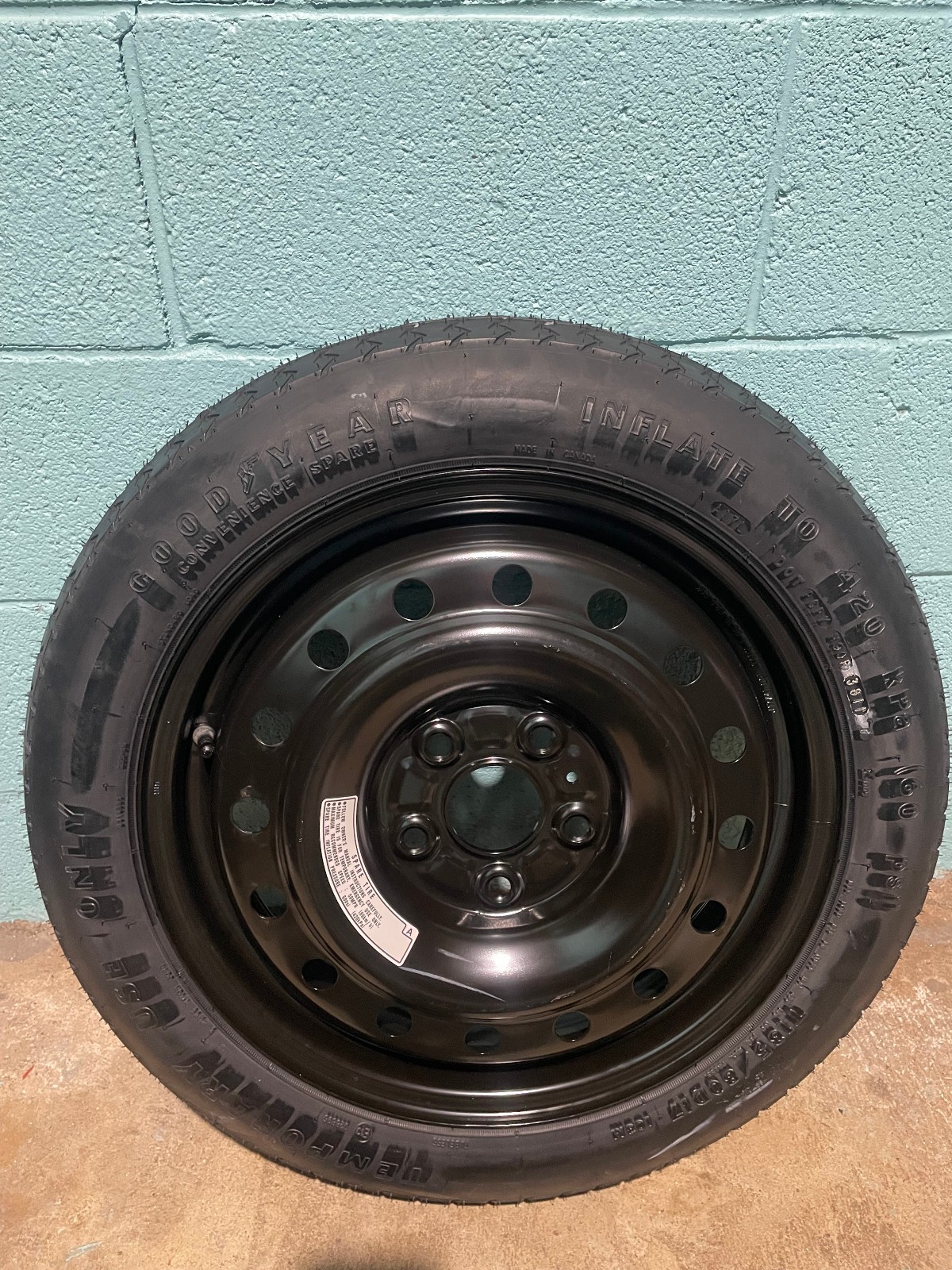 oem new old stock 17″ SPARE TIRE 2011-2022 HONDA ODYSSEY