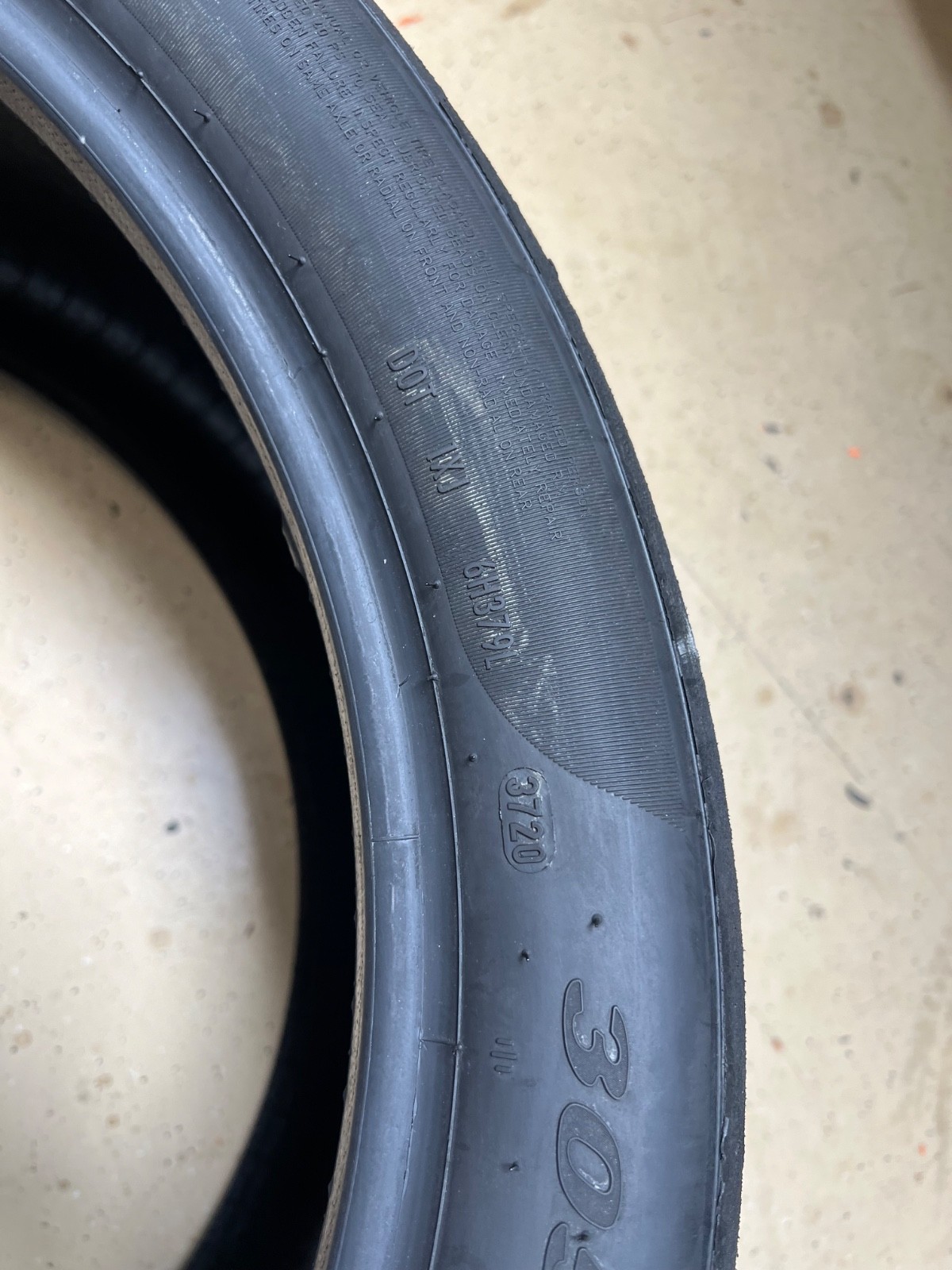 2 – NO REPAIRS 305/30ZR20 XL (103Y) Pirelli P Zero Trofeo R (MC1) McLaren – 7134