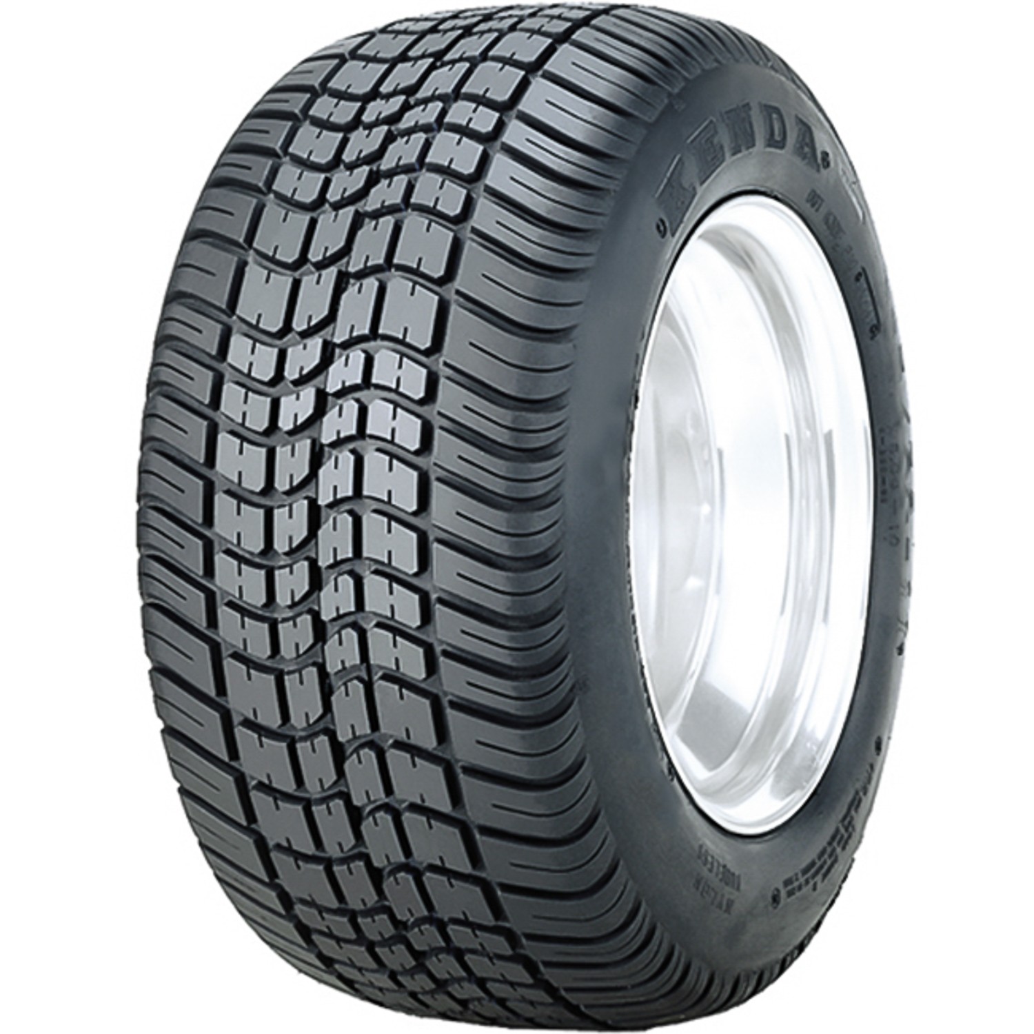 2 Assemblies ST 205/65-10 Kenda Loadstar K399 D 8 Ply 10×6 5×114.3 White Solid