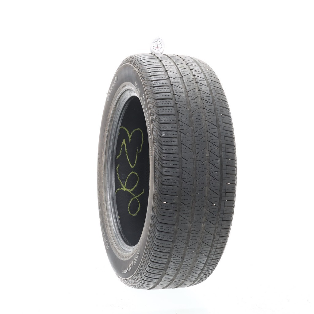 Set of (4) Used 255/55R19 Continental CrossContact LX Sport AO 111H – 7-8/32