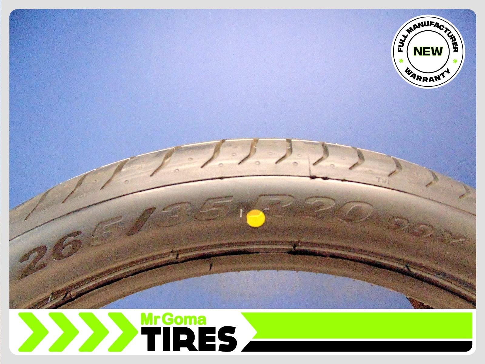 2 BRAND NEW TIRES PIRELLI P ZERO TM AO XL 265/35R20 99Y 2653520
