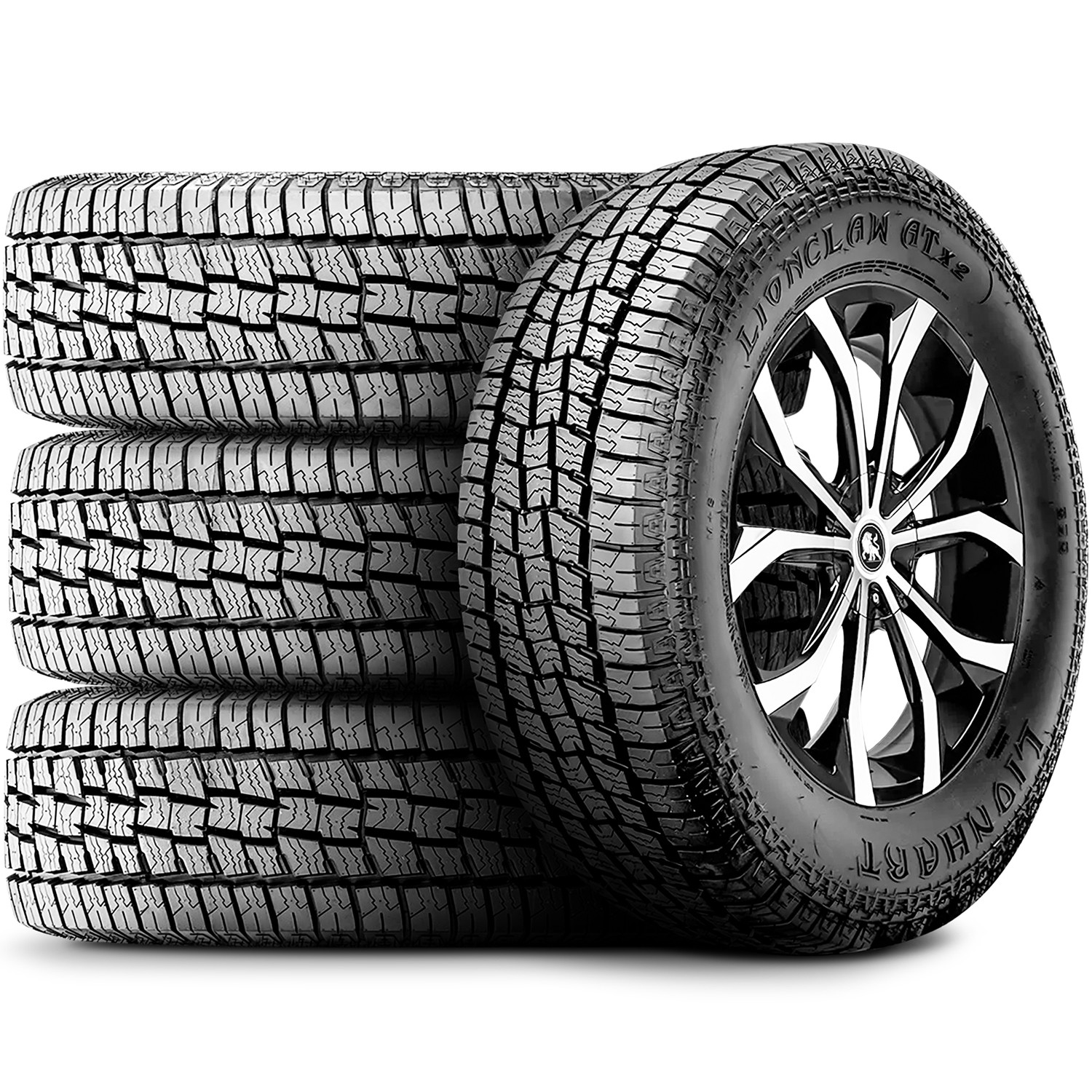4 Tires Lionhart Lionclaw ATX2 LT 235/75R15 110/107S D 8 Ply A/T All Terrain