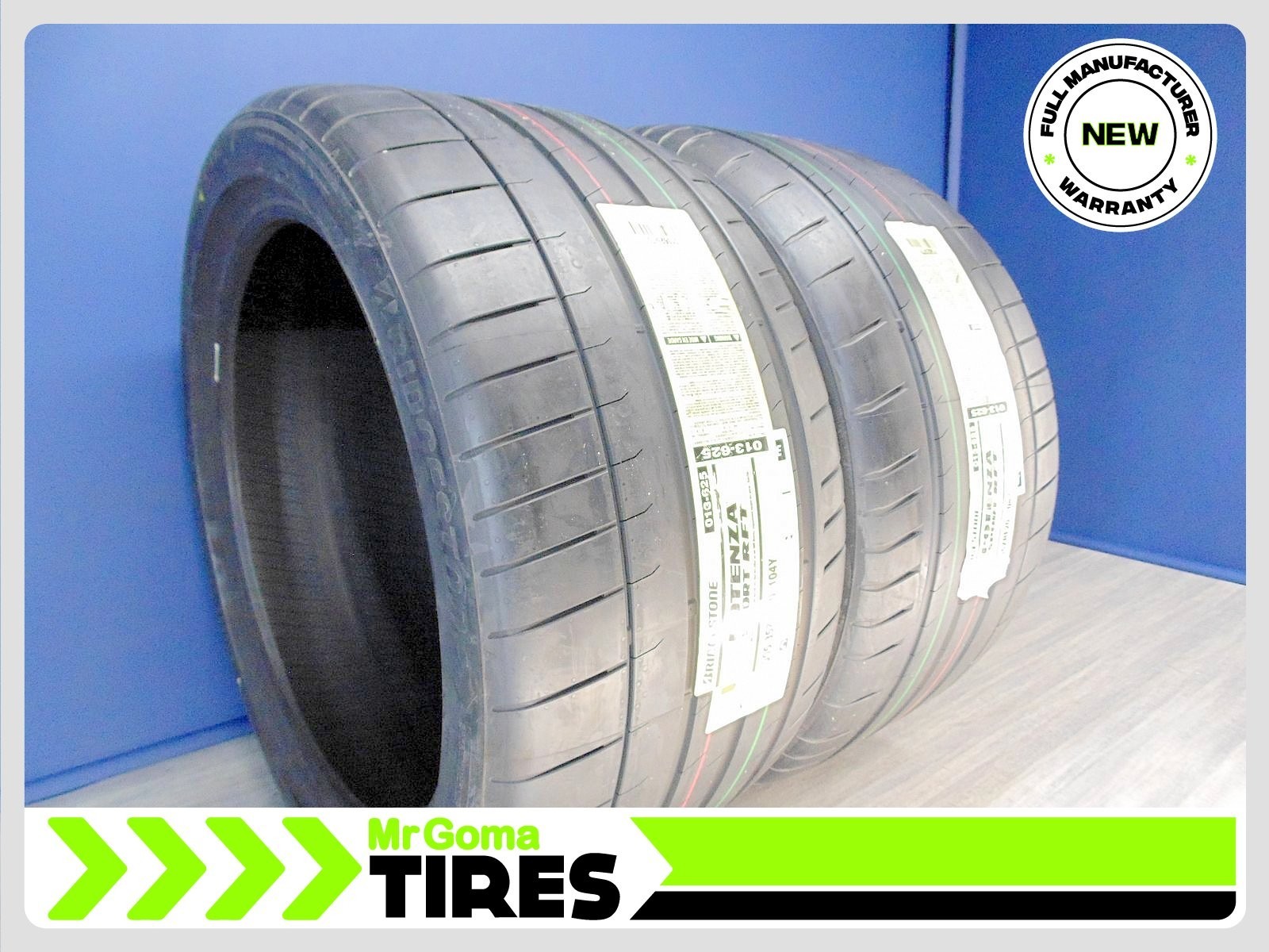 2 BRIDGESTONE POTENZA SPORT RFT 305/35ZRF20 TIRES 104Y 3053520 RUN FLAT TIRES